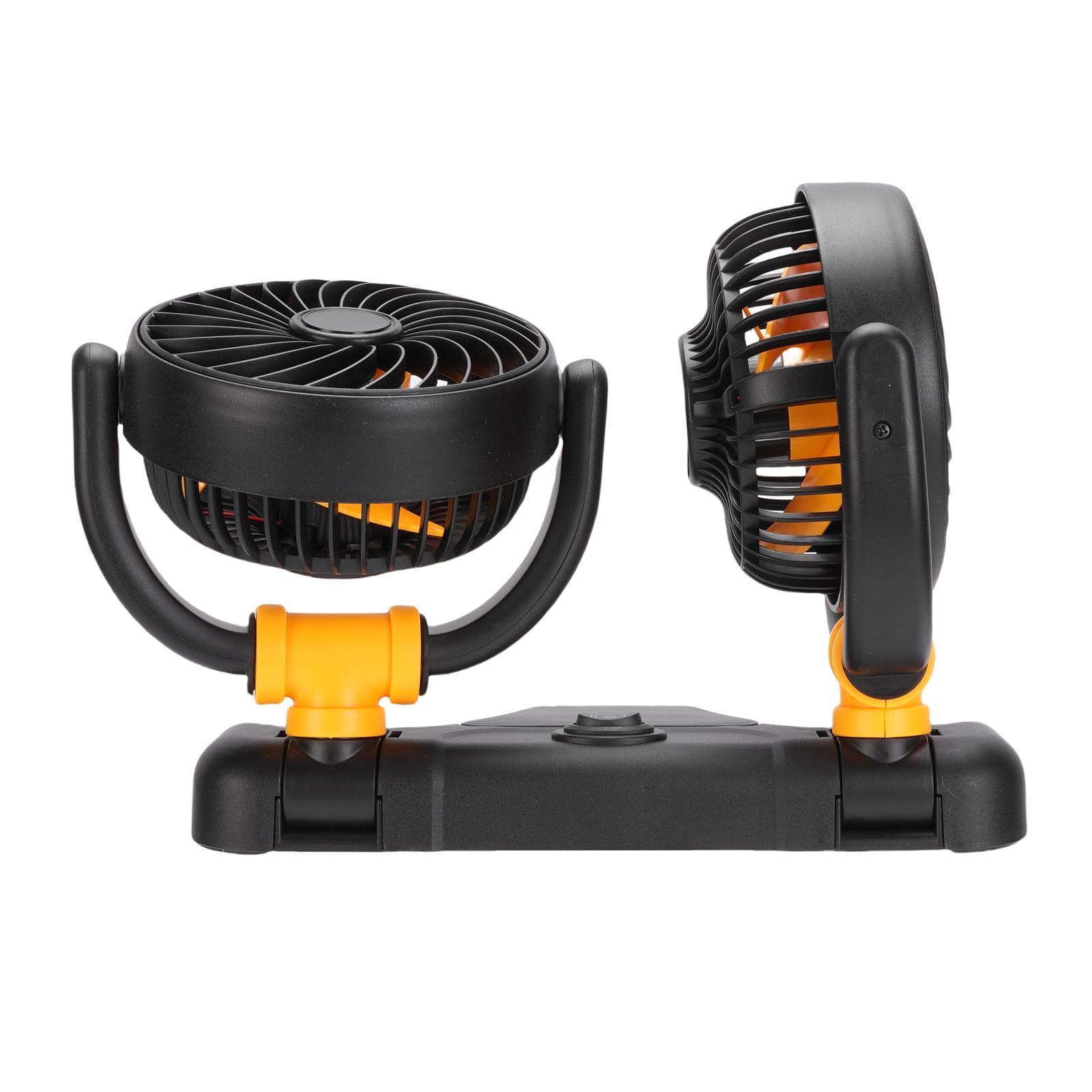 Car Fans 2 Speed Adjustable Quiet Portable Cooling Dual Head Rotatable Vehicle Electric Fan for