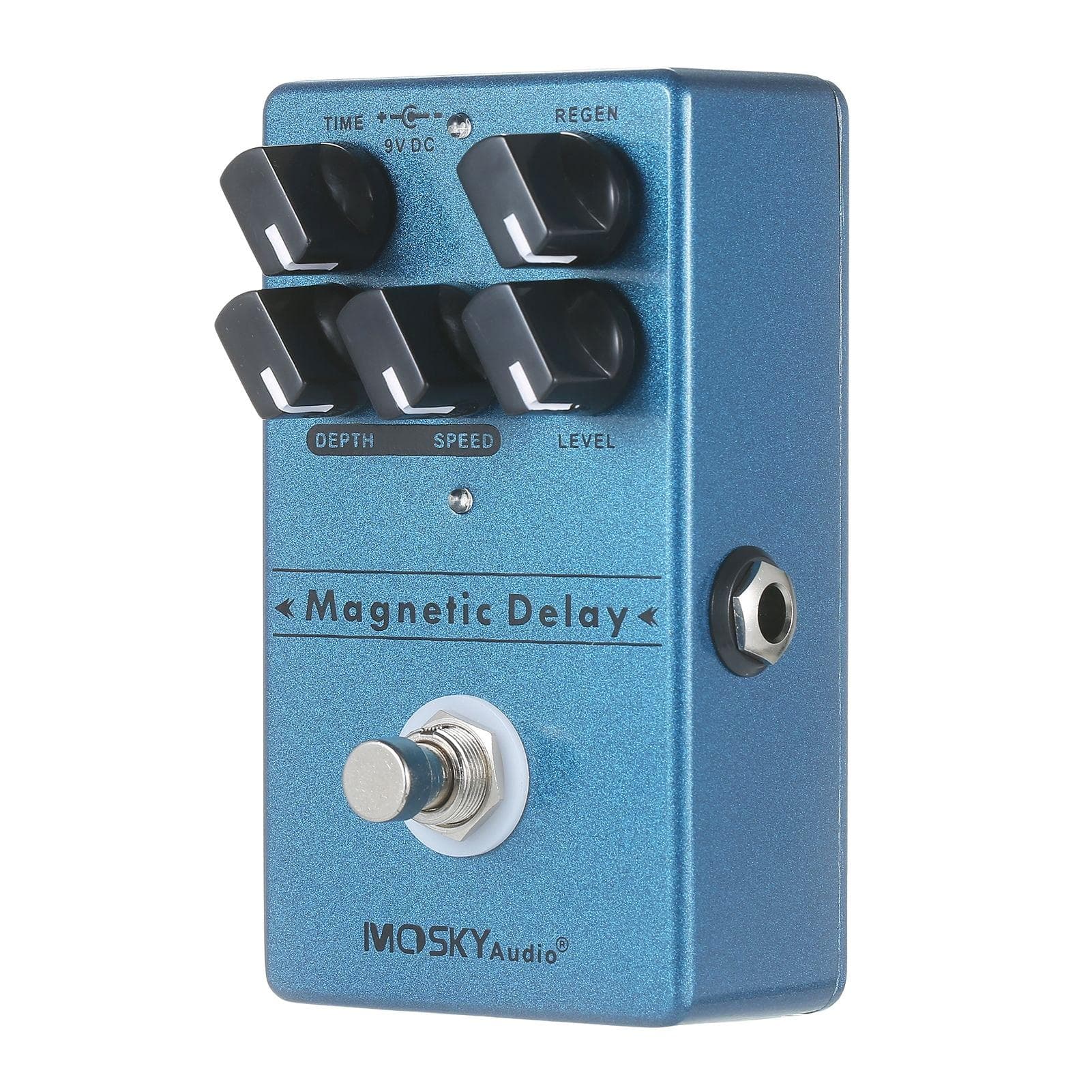 MOSKYaudio Delay Reverberation Effect Pedal Guitar Effects Delay Effect Pedal blue