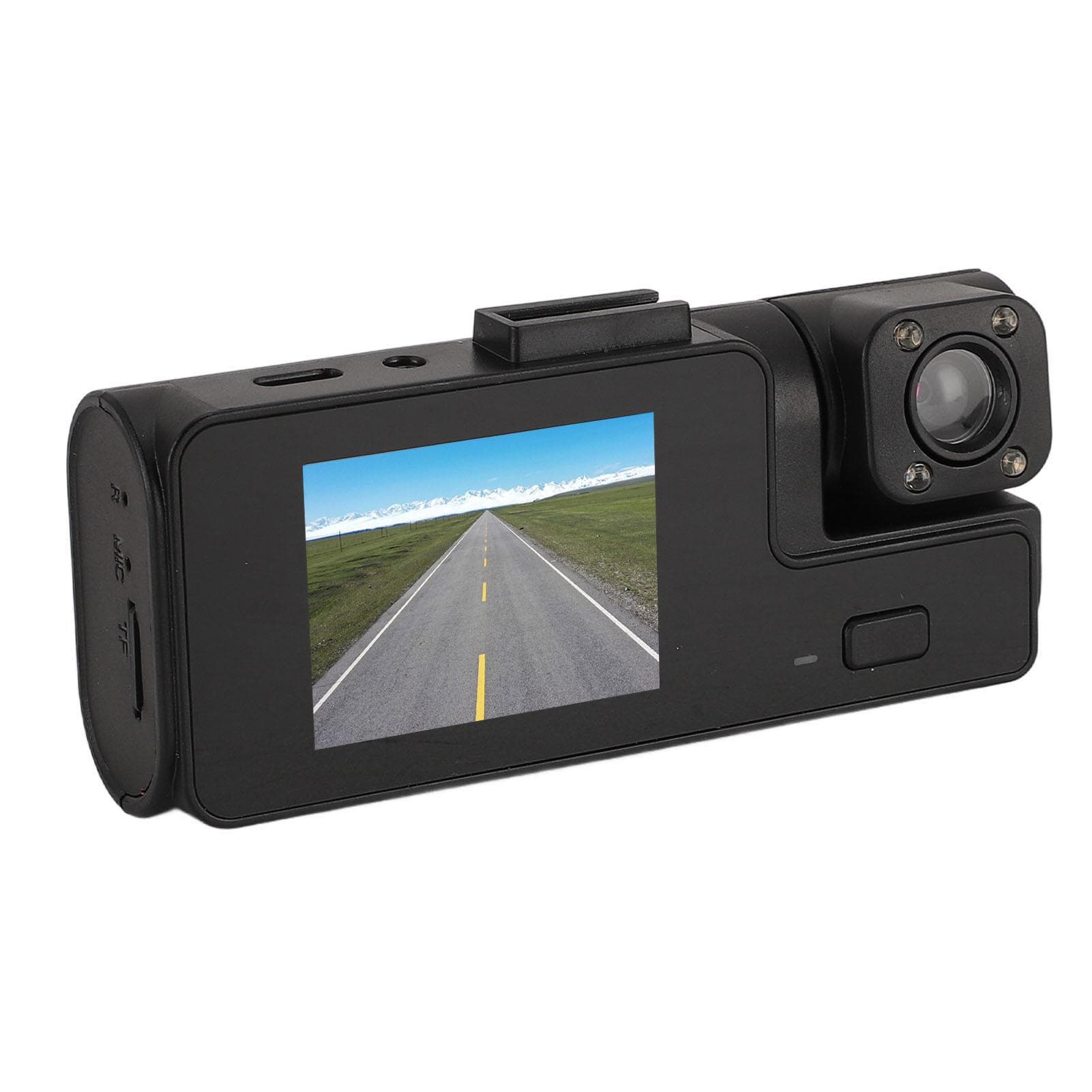 2in 3 Channel Dash Cam Front Rear Inside 1080P WiFi Triple Dash Camera with 16GB Memory Card 24h