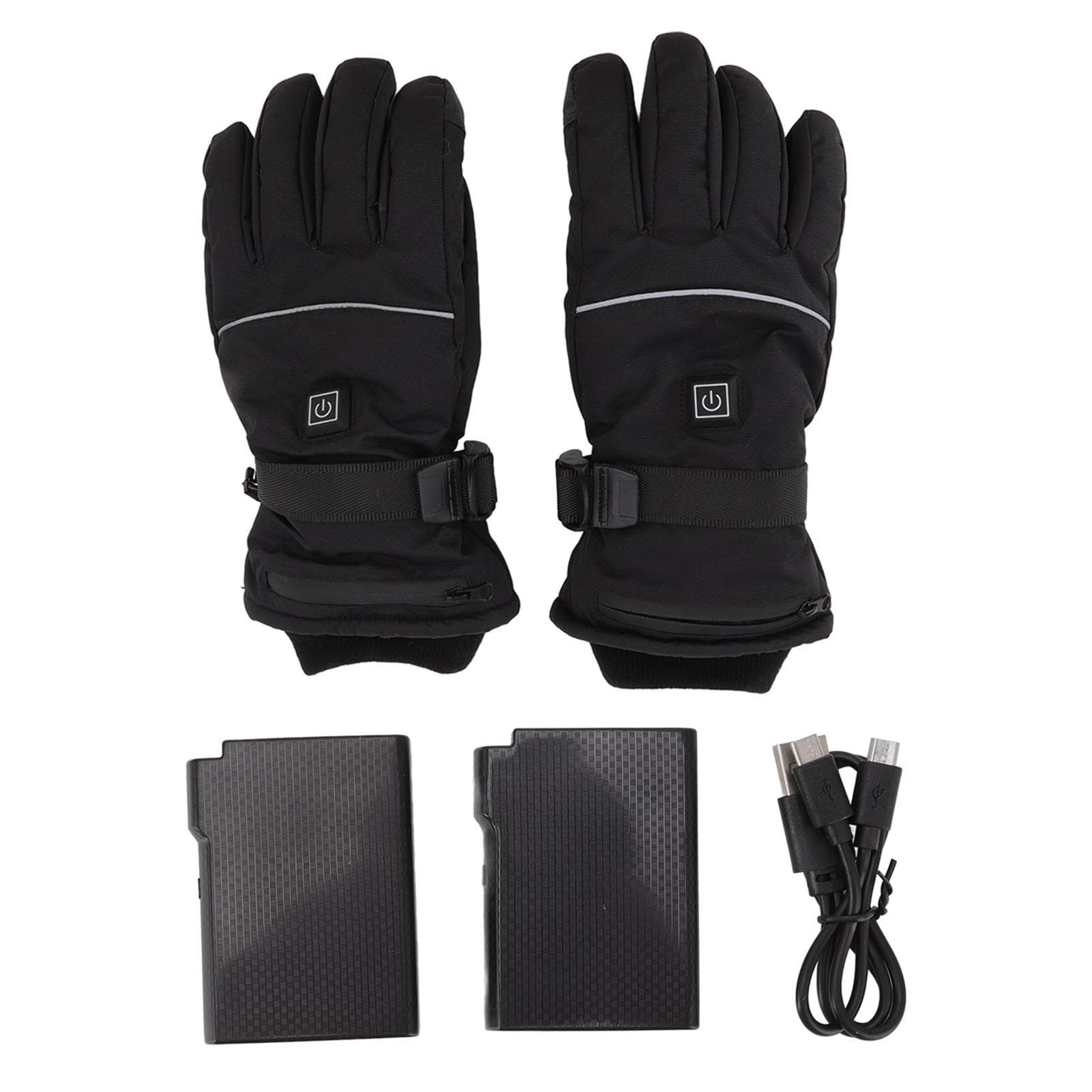 Heated Gloves 3 Heating Level Electric Gloves for Men Women Battery Powered Heated Gloves M M