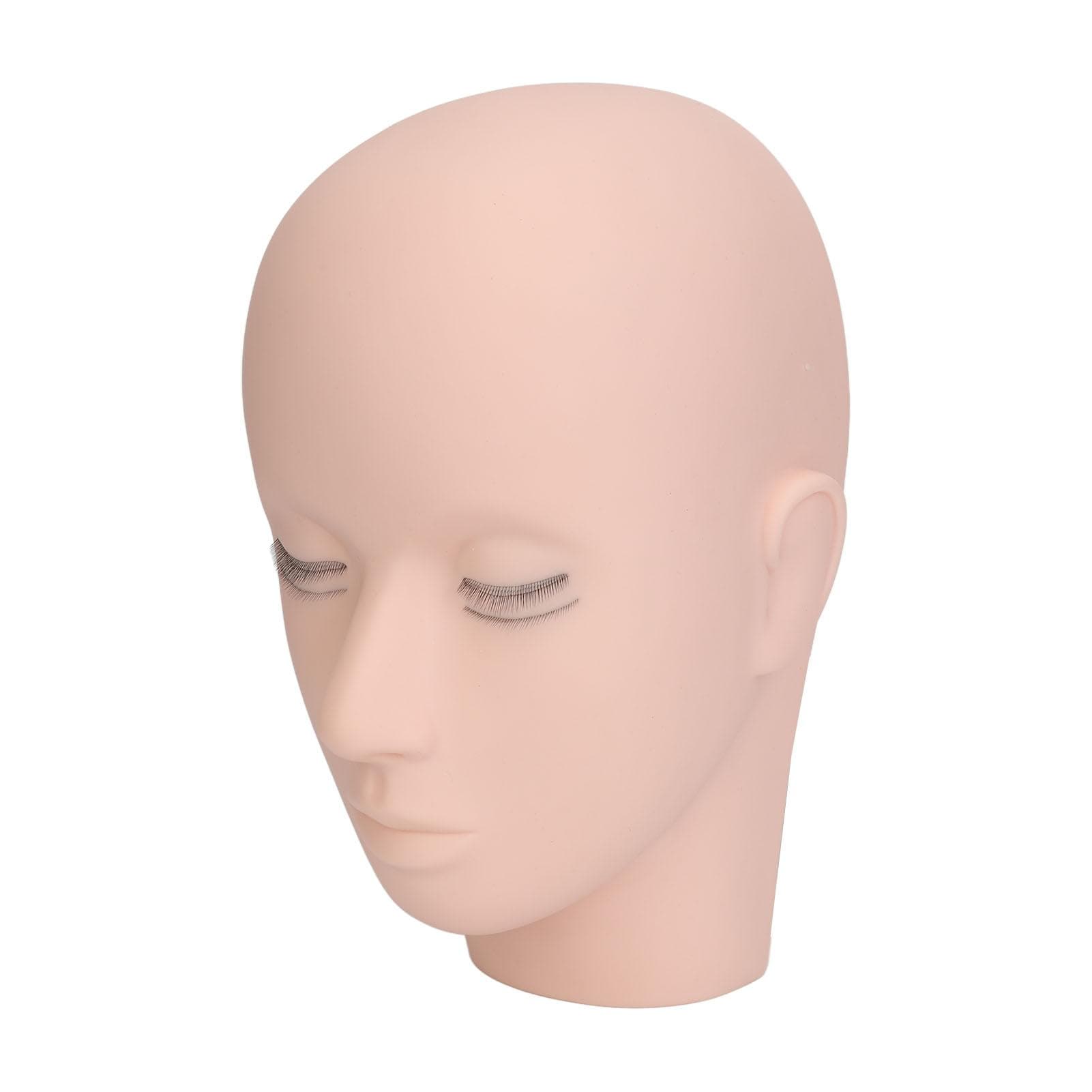 Silicone Lash Extension Mannequin Head 4 Layer Eyelash Reusable Makeup Mannequin Head