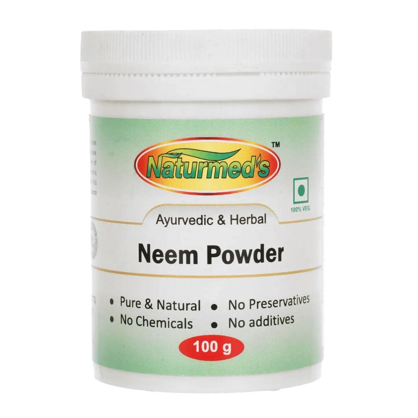 Ground Neem (100 g), Neem Powder, Naturmed's 6.75
