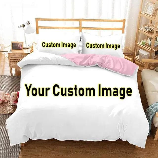 3D Custom Po Bedding Set Interesting Creative Customized Duvet Cover With Pillowcases Twin Full Queen King Size Dropshipping Au-Queen210x210cm