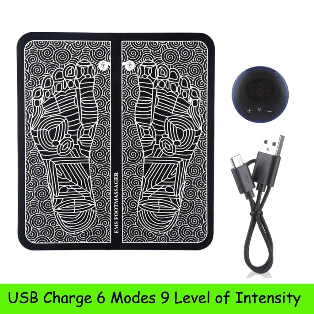 Electric EMS Foot Massager Pad Feet Muscle Stimulator Foot Massage Mat Improve Blood Circulation Relieve Ache Pain Health Care CHINA
