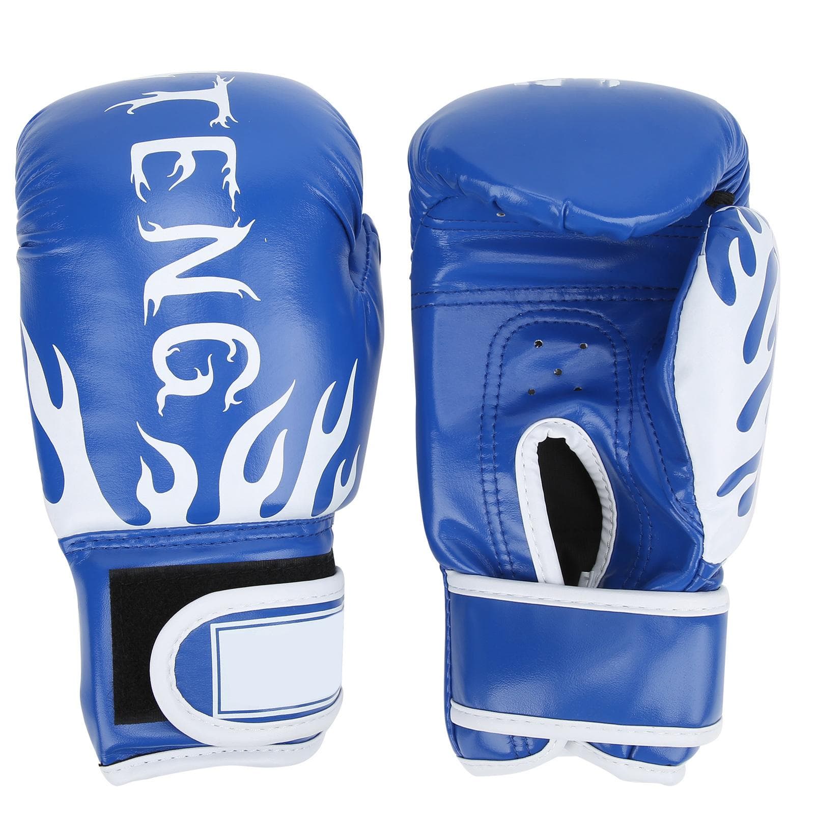 2PCS Kid Boxing Gloves Children Hand Protection for Fighting Striker Bagwork Outdoor Sport Blue