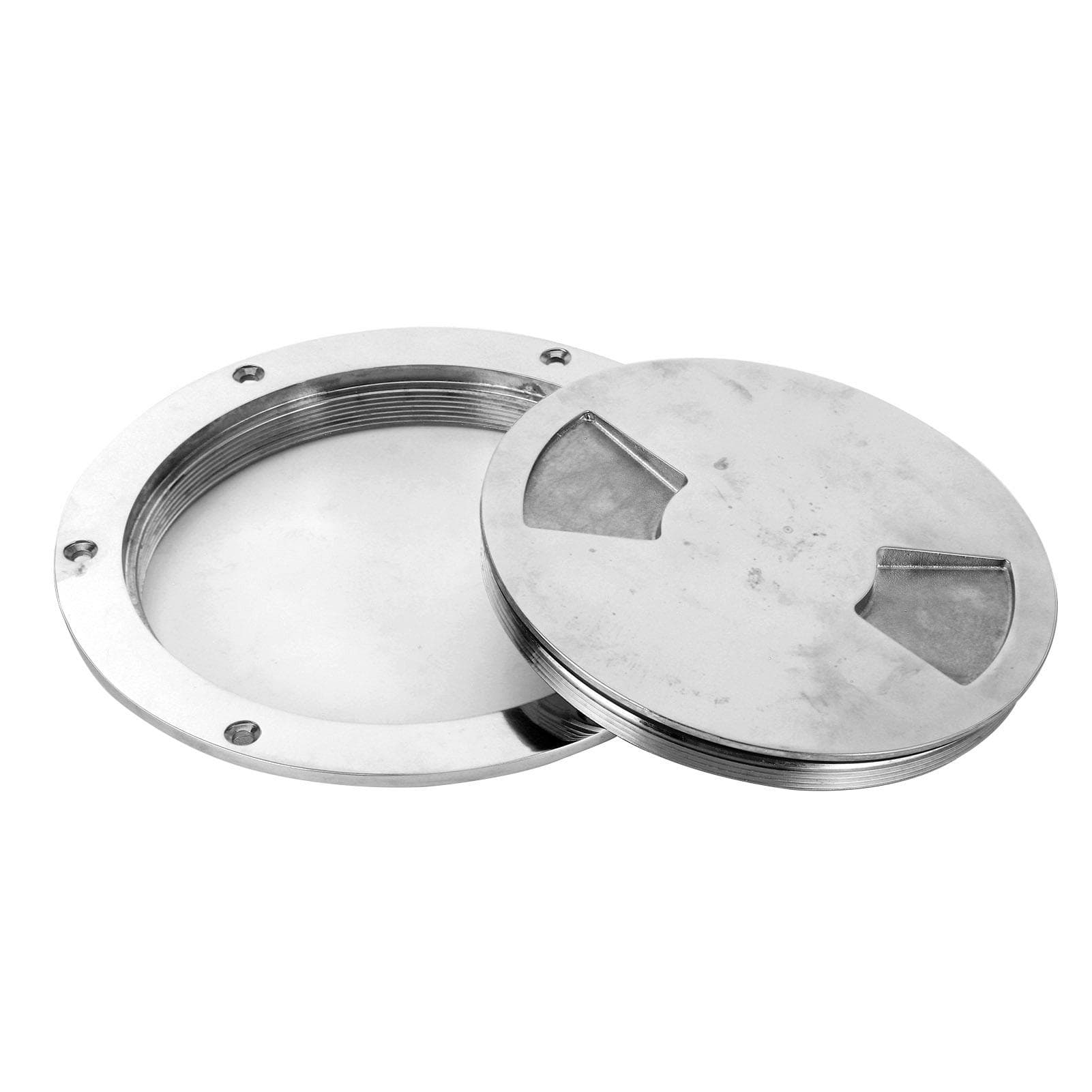 6in 316 Stainless Steel Deck Cover Plate Cabin Bottom Plate Import and Export Yacht Marine Hardware