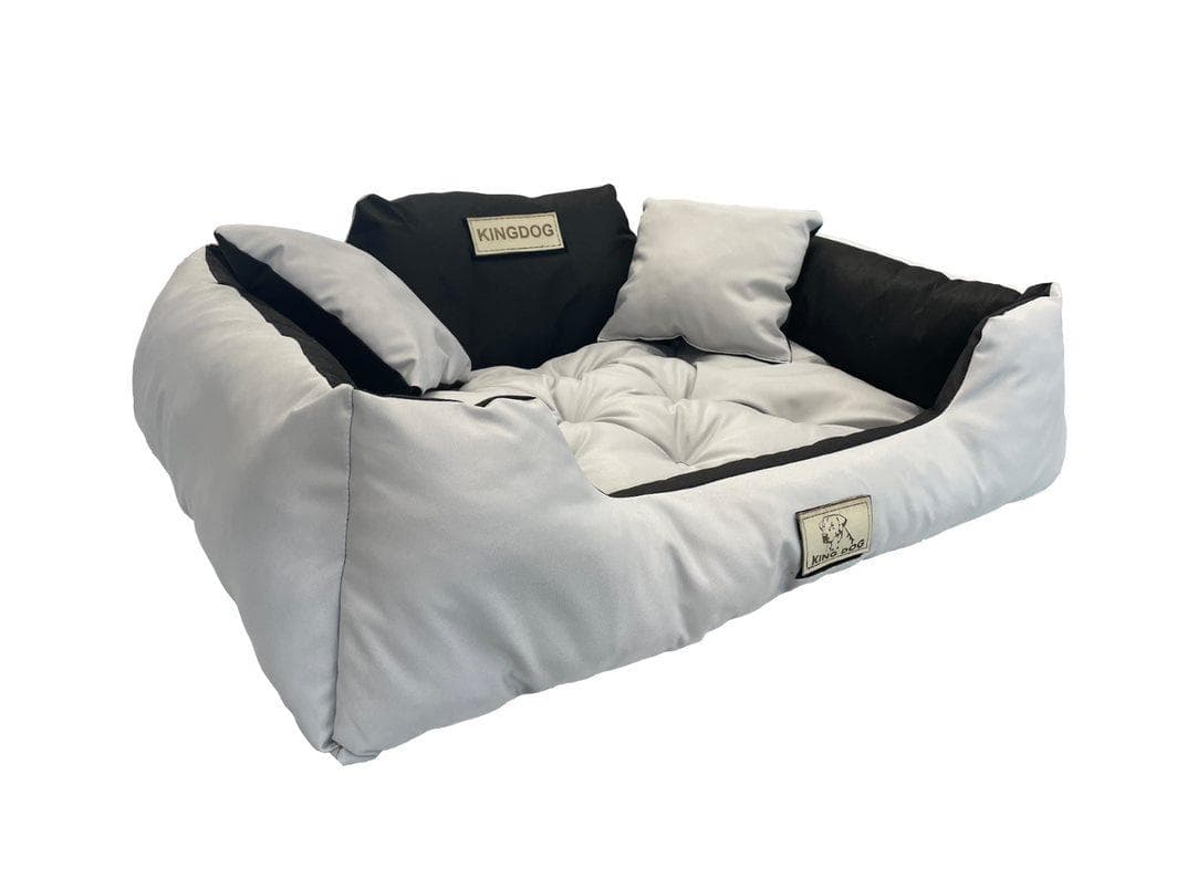 KINGDOG dog bed, waterproof, durable, SML XL XXL 3XL, 8 colors! XL light gray