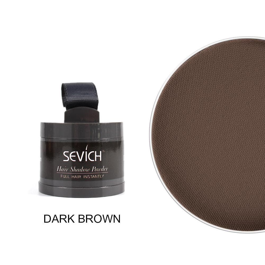 Sevich Magical Fluffy Hairline Powder Hair Line Shadow Hair Concealer Root Cover Up Gray Coverage Unisex Instantly 9 Color dark brown