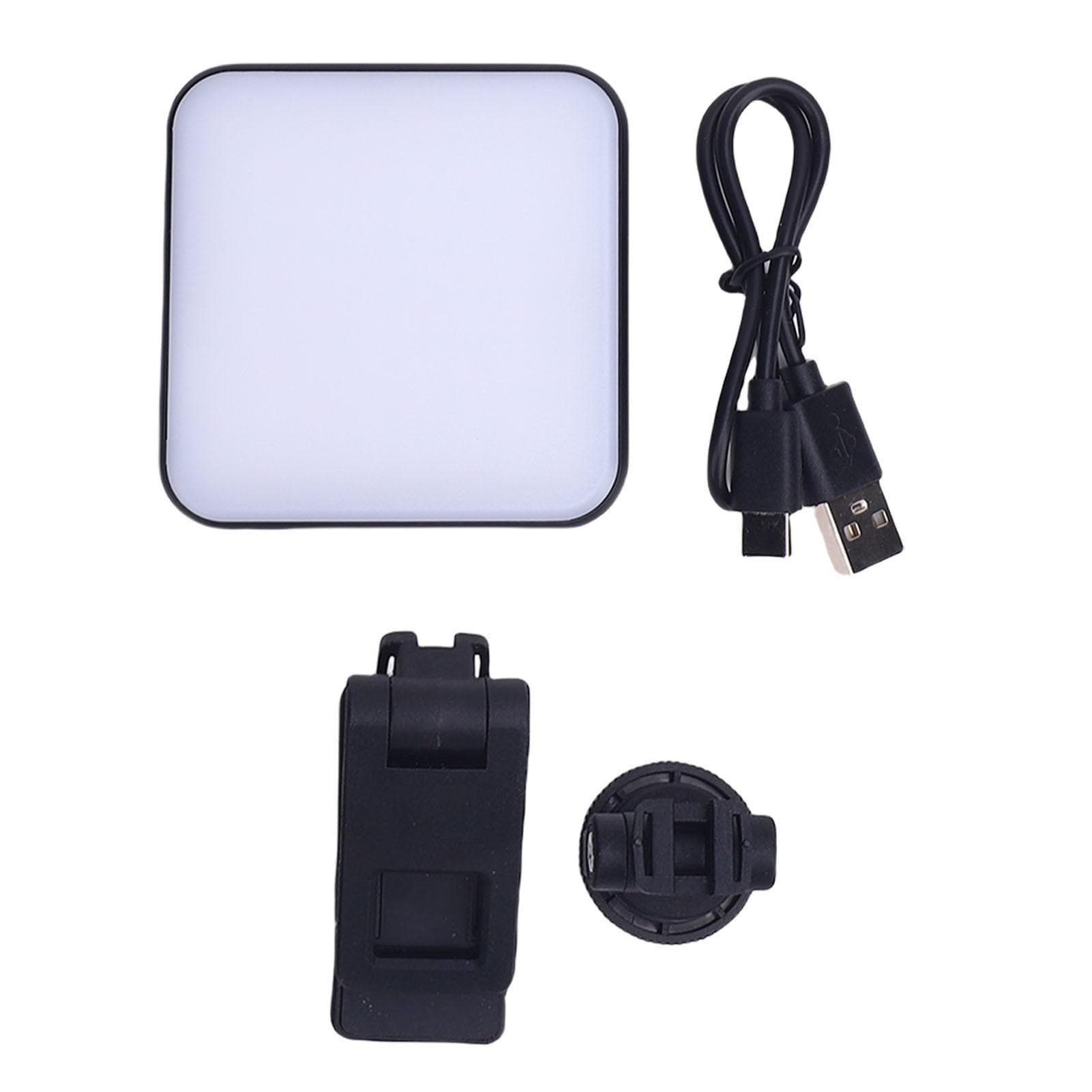 Bi Color Video Fill Light Dimmable Rechargeable LED Camera Fill Light with Cold Shoe Mount for Live