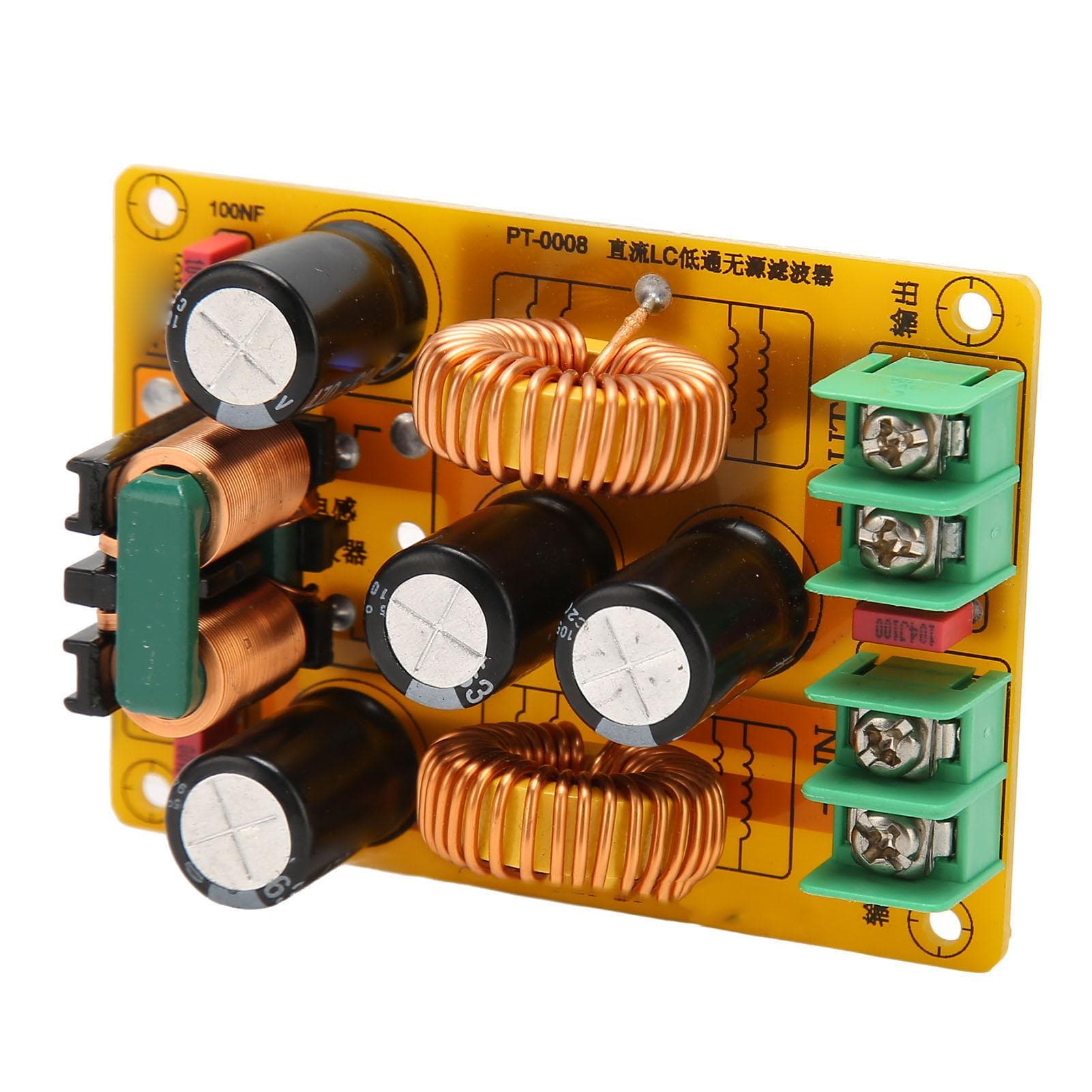 DC LC Filter 50V 10A Electromagnetic Interference Double Sided FR4 Low Pass Filter for Vehicle