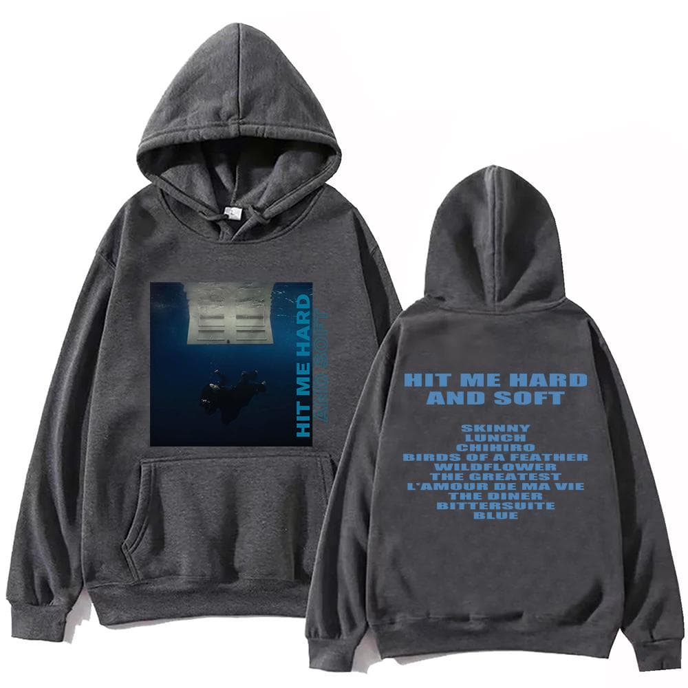 Hit Me Hard And Soft Billie Hoodie Harajuku Pullover Tops Sweatshirt Fans Gift XL