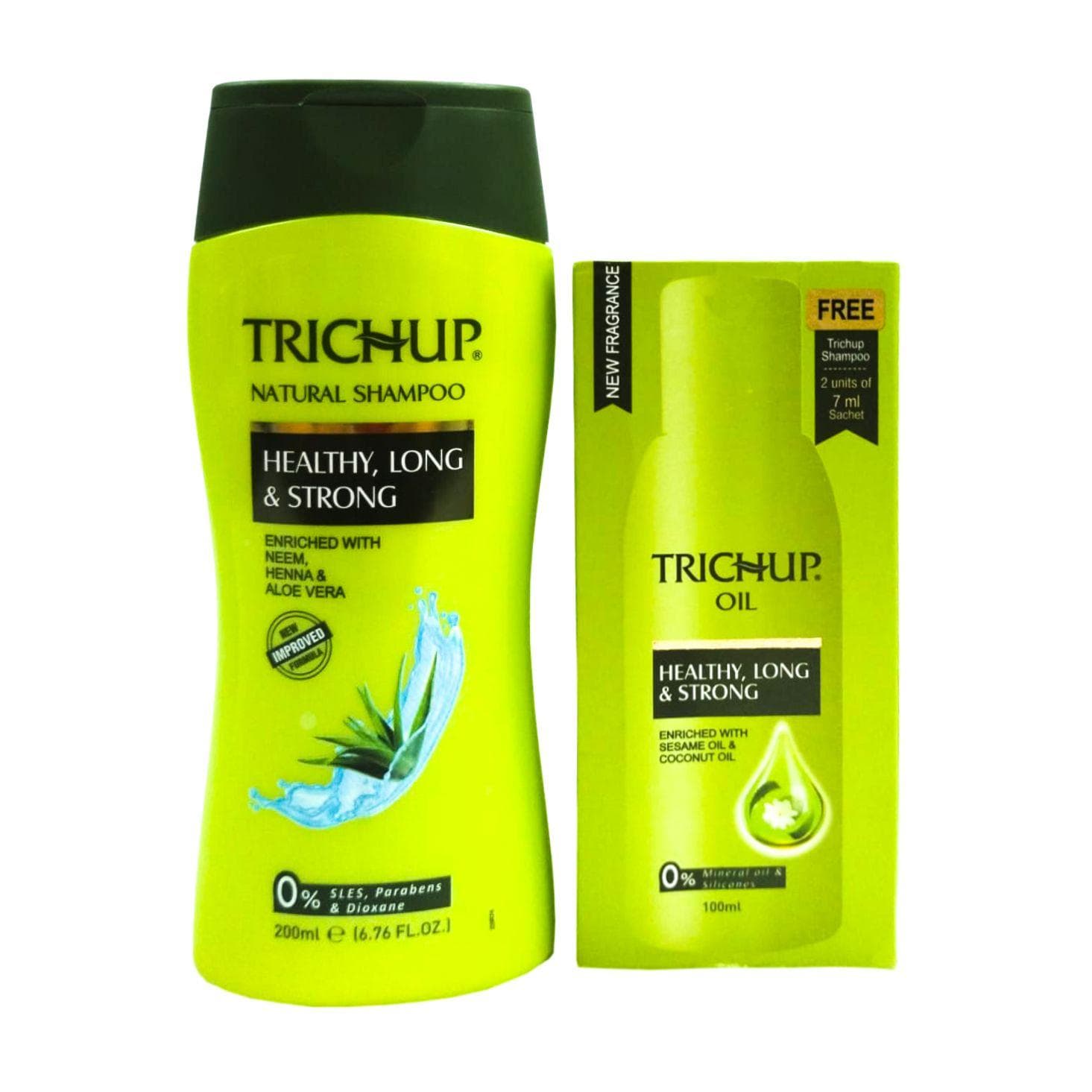 Trichup hair strengthening kit (200 + 100 ml), Trichup Healthy Long & Strong Set Vasu 19.875