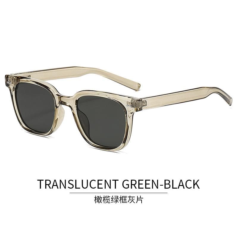 Korean Style Square Sunglasses UV400 Protection Men Women Driving Hiking Sun Glass Fashion