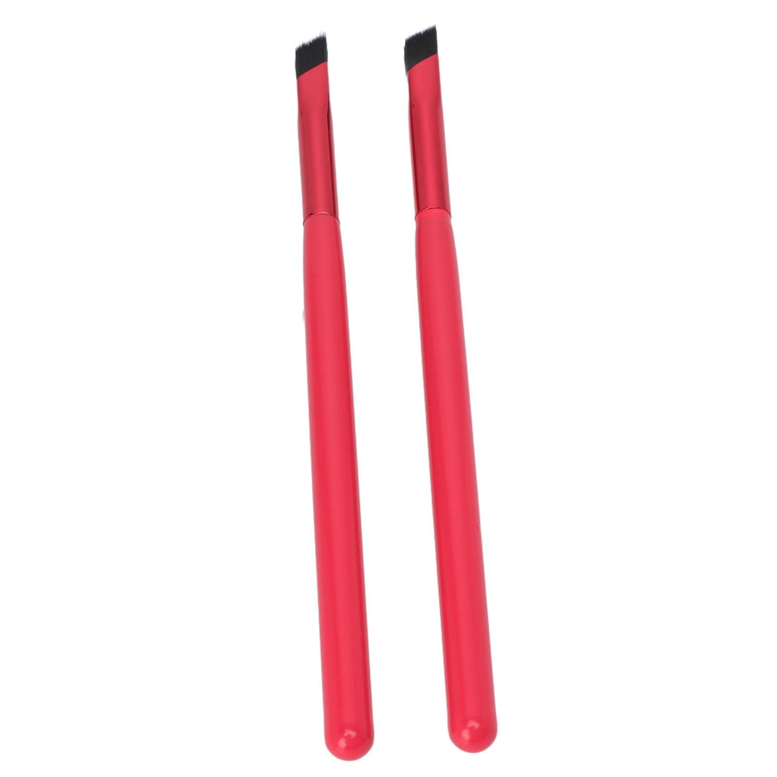 2pcs Eyebrow Brush Professional Portable Soft Nylon Hair Hairline Brow Brush Cosmetic Tool for