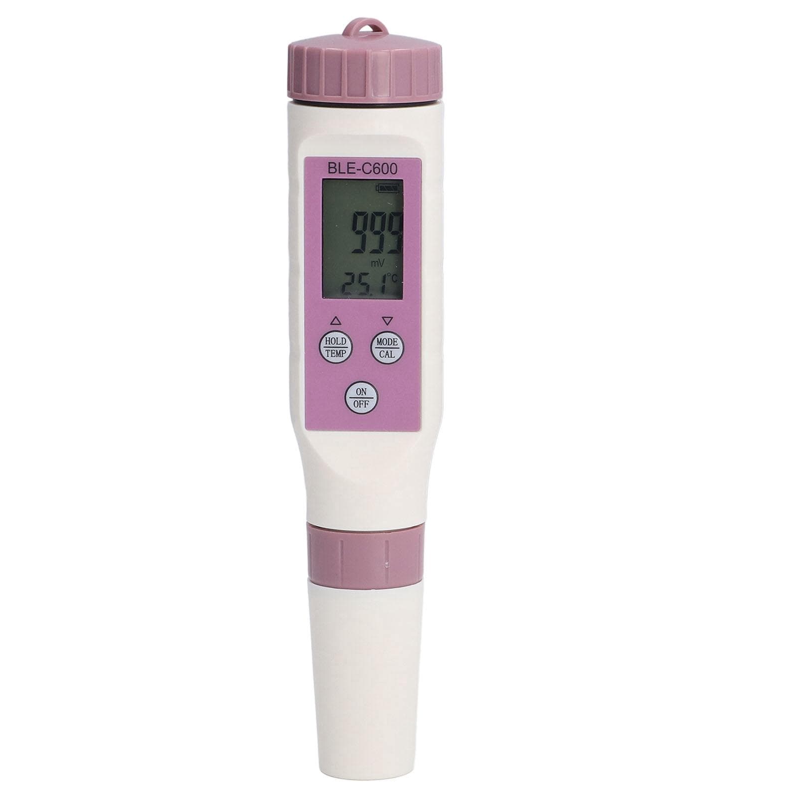 7 in 1 Bluetooth Water Quality Tester Automatically Save Data PH EC ORP Waterproof Salinity Meter