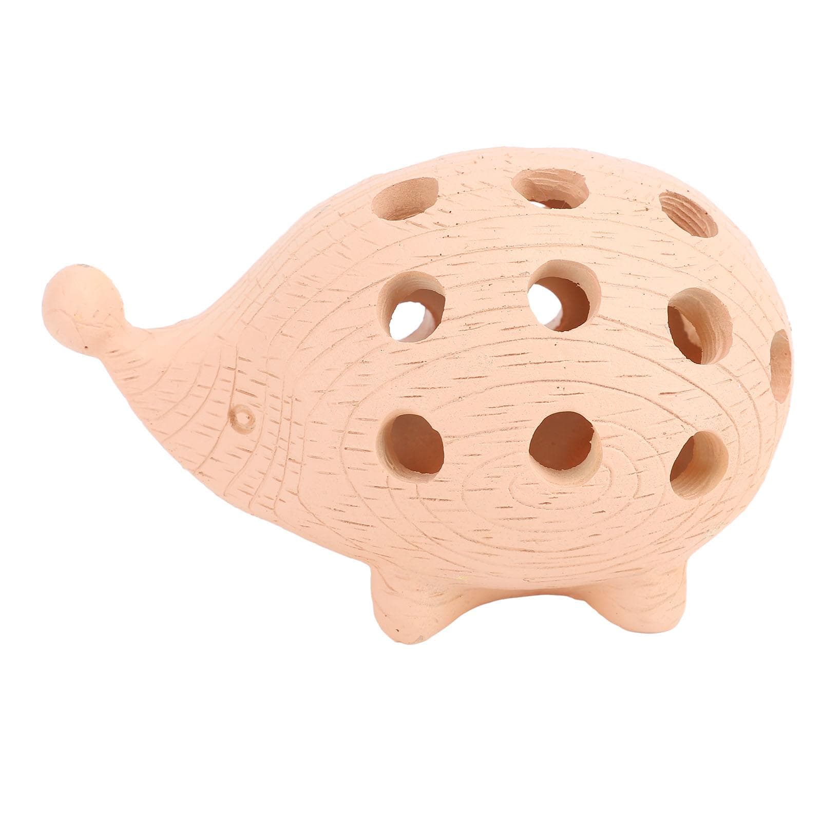 Hedgehog Wooden Pen Pencil Holder Cute Resin Animal Ornament Home Office Desk Supplies Organizer