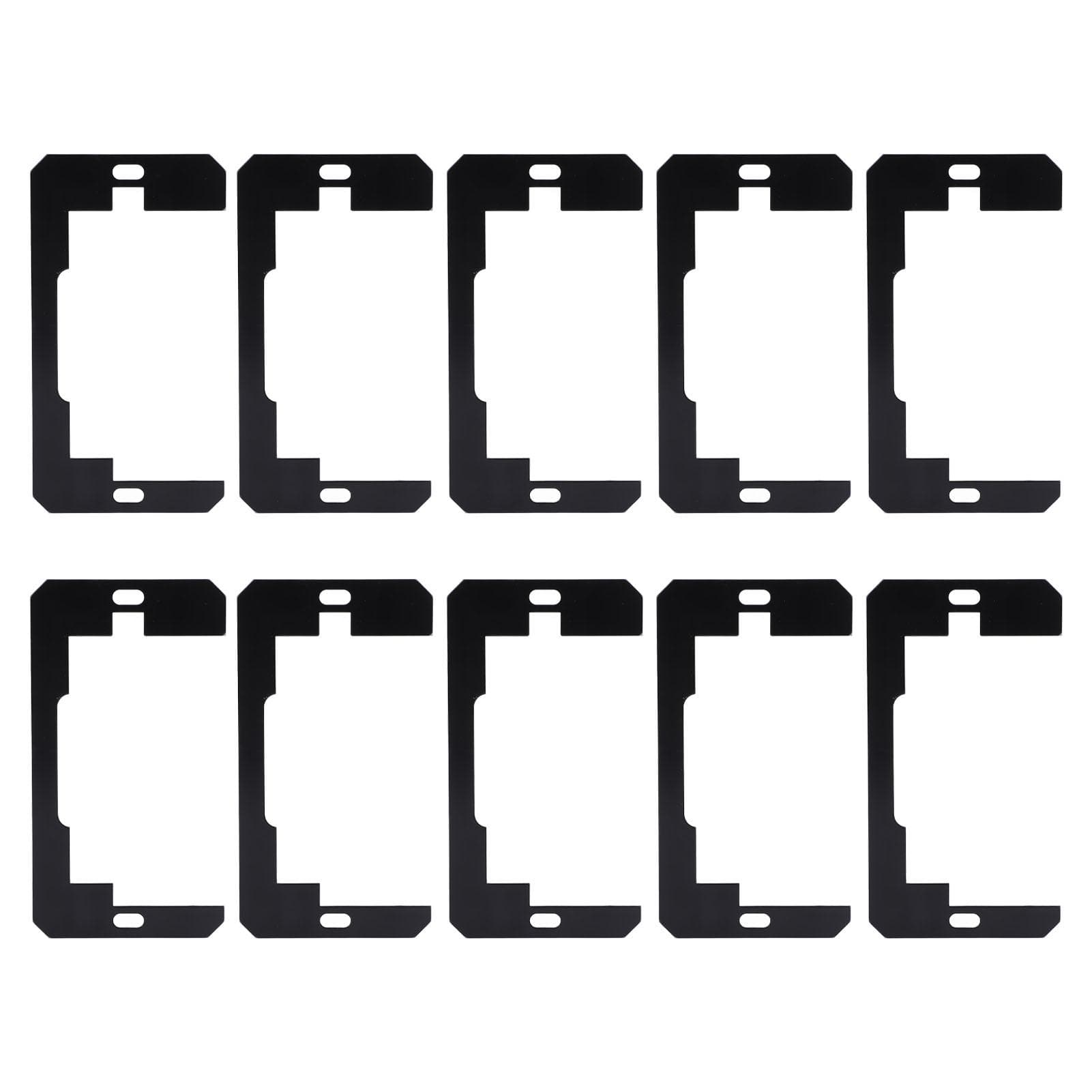 10pcs Wall Plate Spacer Water Resistant Easy to Install Steel Device Leveling Plate for Fixing Wall