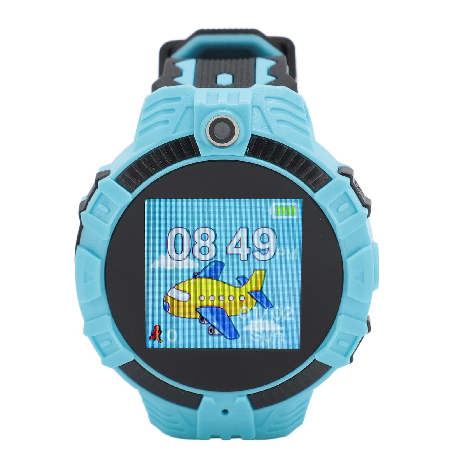 Kids Smartwatch 1.3in IP67 Waterproof Multifunctional HD Camera Kids Watch with 16 Games Music green