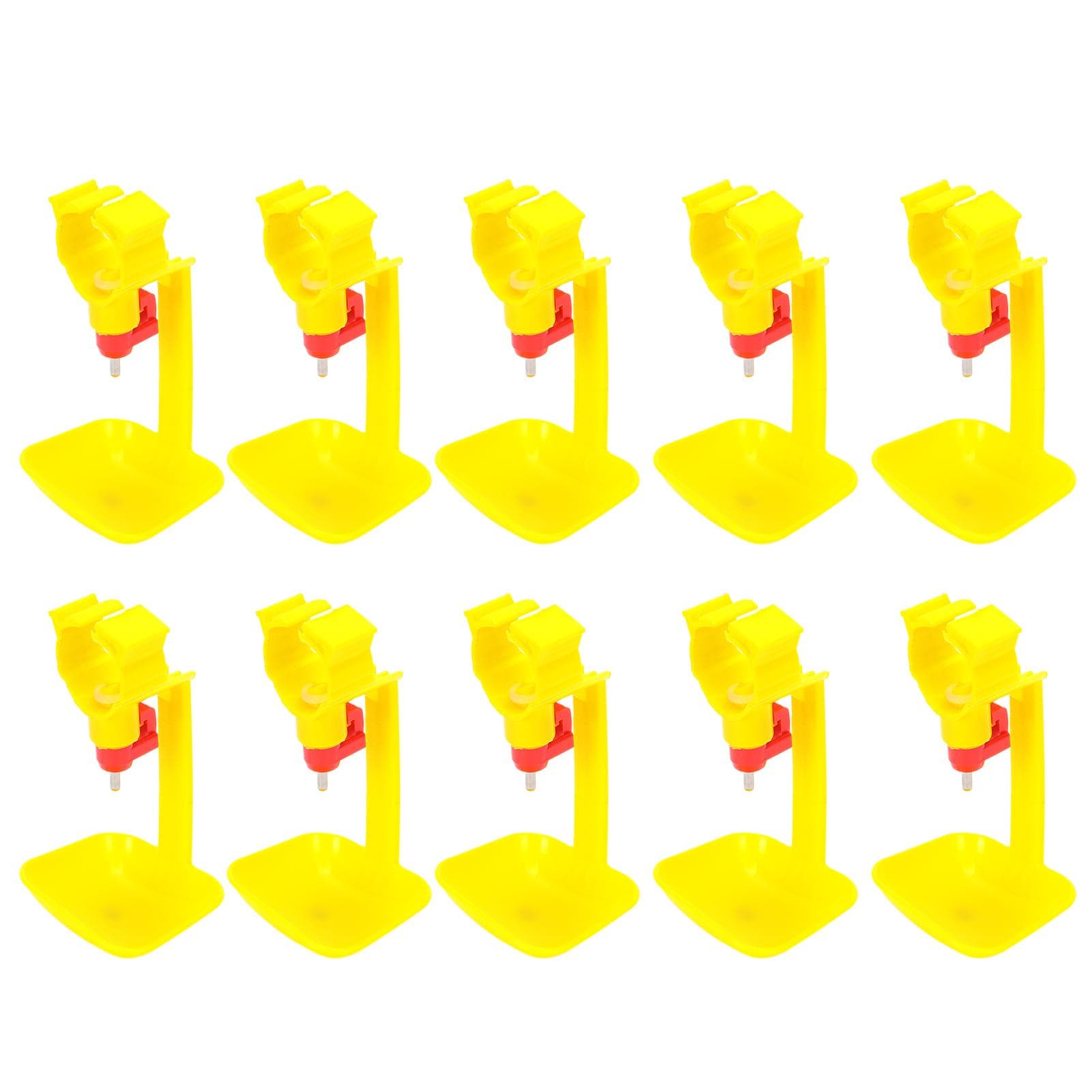 10 Pcs Poultry Drinking Cups Machine Automatic OnePiece Hanging Nipple Cup for Chicken Duck Drinking