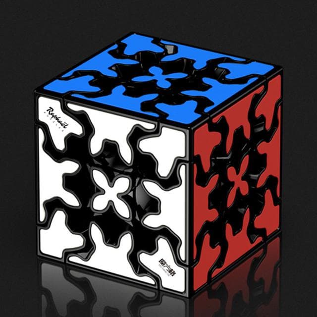 New Qiyi Gear Cube 3x3x3 Gear Cube 3x3 Pyramid Cylinder Sphere Speed Cubes Educational Toy for Children