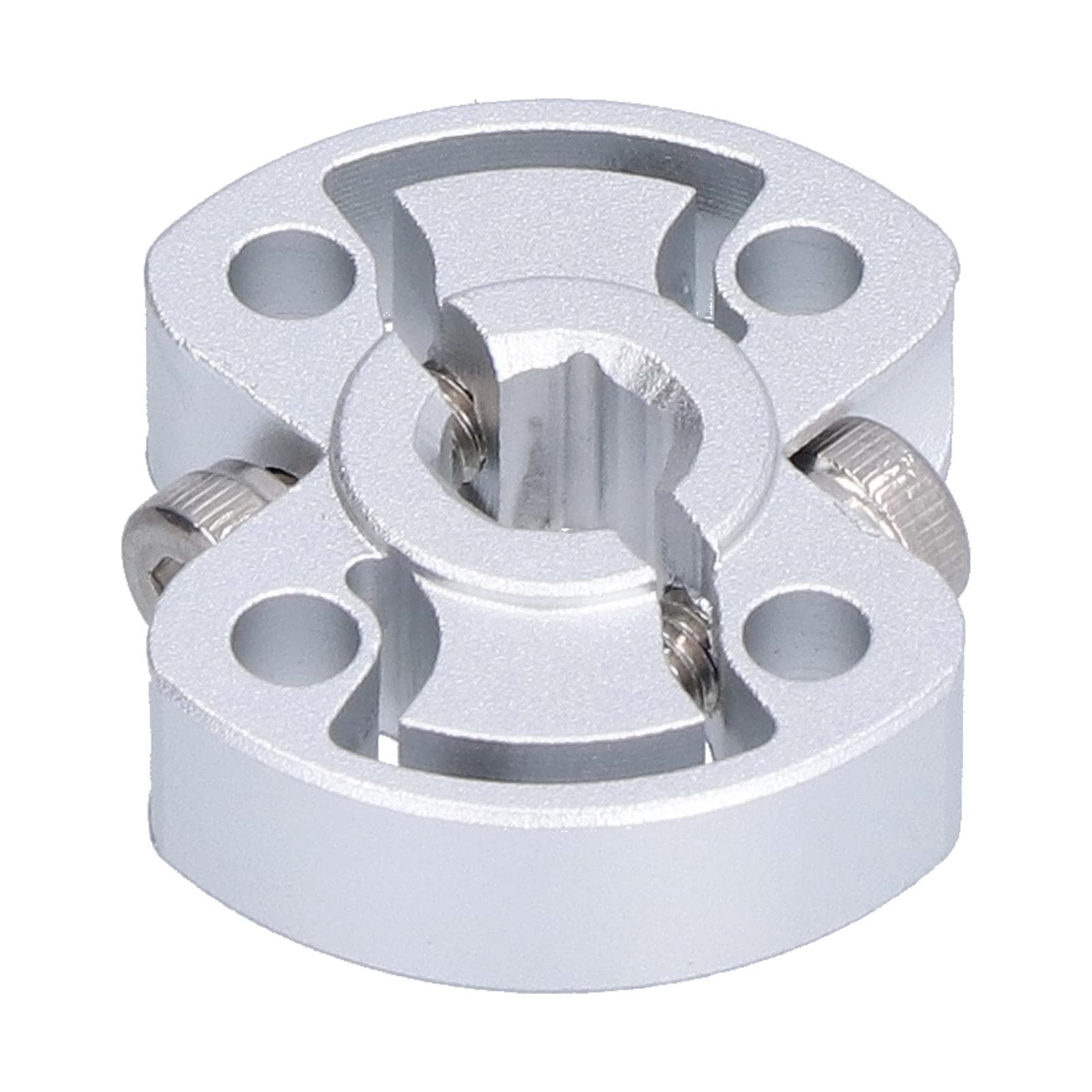 2Pcs Hex Clamping Hub High Hardness Wear Resistant Durable Easily Install High Speed Shafts