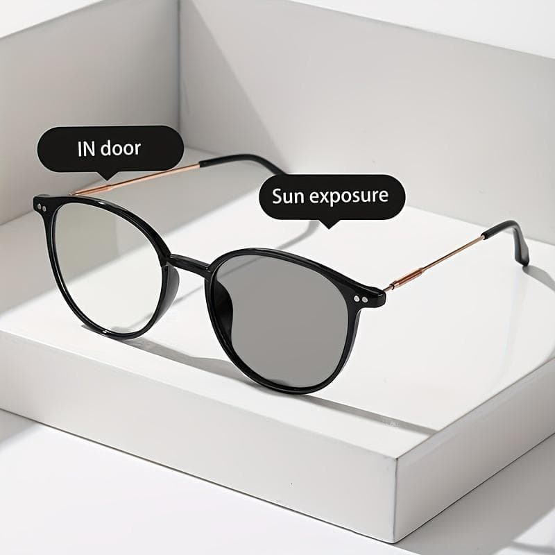 Classic Round Frame Glasses Fashion Eyewear for Daily Wear Durable Lightweight Comfortable Stylish Accessories