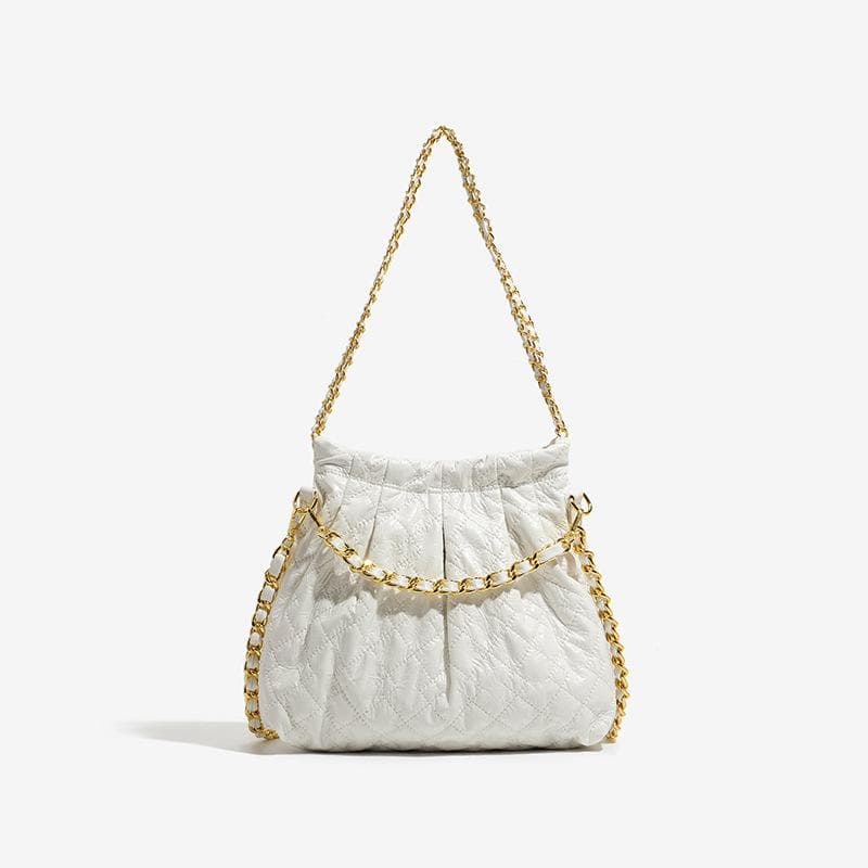 Diamond-shaped Tote Bag, Large Capacity Bag, Women's Bag, Chain Mother-and-child Bag, Underarm Bag, Versatile Crossbody Bag for Women