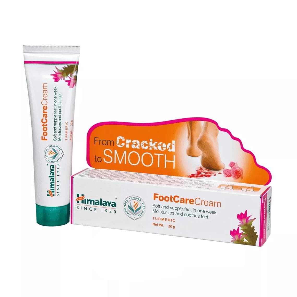 Turmeric foot cream (20 g), Foot Care Cream, Himalaya 20g