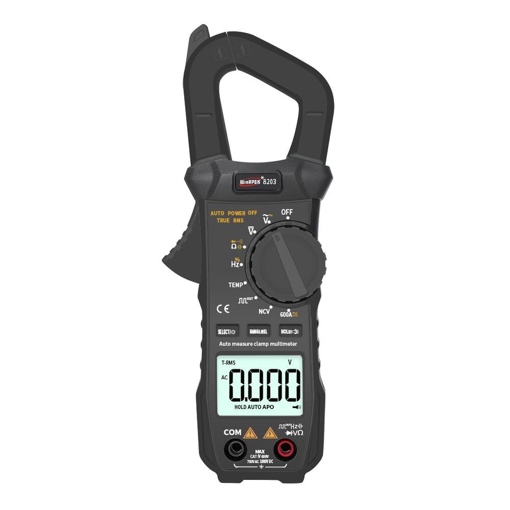 WinAPEX Portable Pocket Multimeter 6000 Counts True RMS Digital Clamp Meter 8203