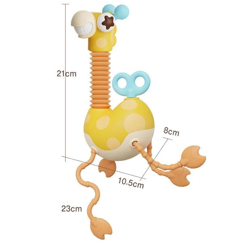Giraffe Drawstring baby Lala exercise baby finger fine movement toys 0-1 years old