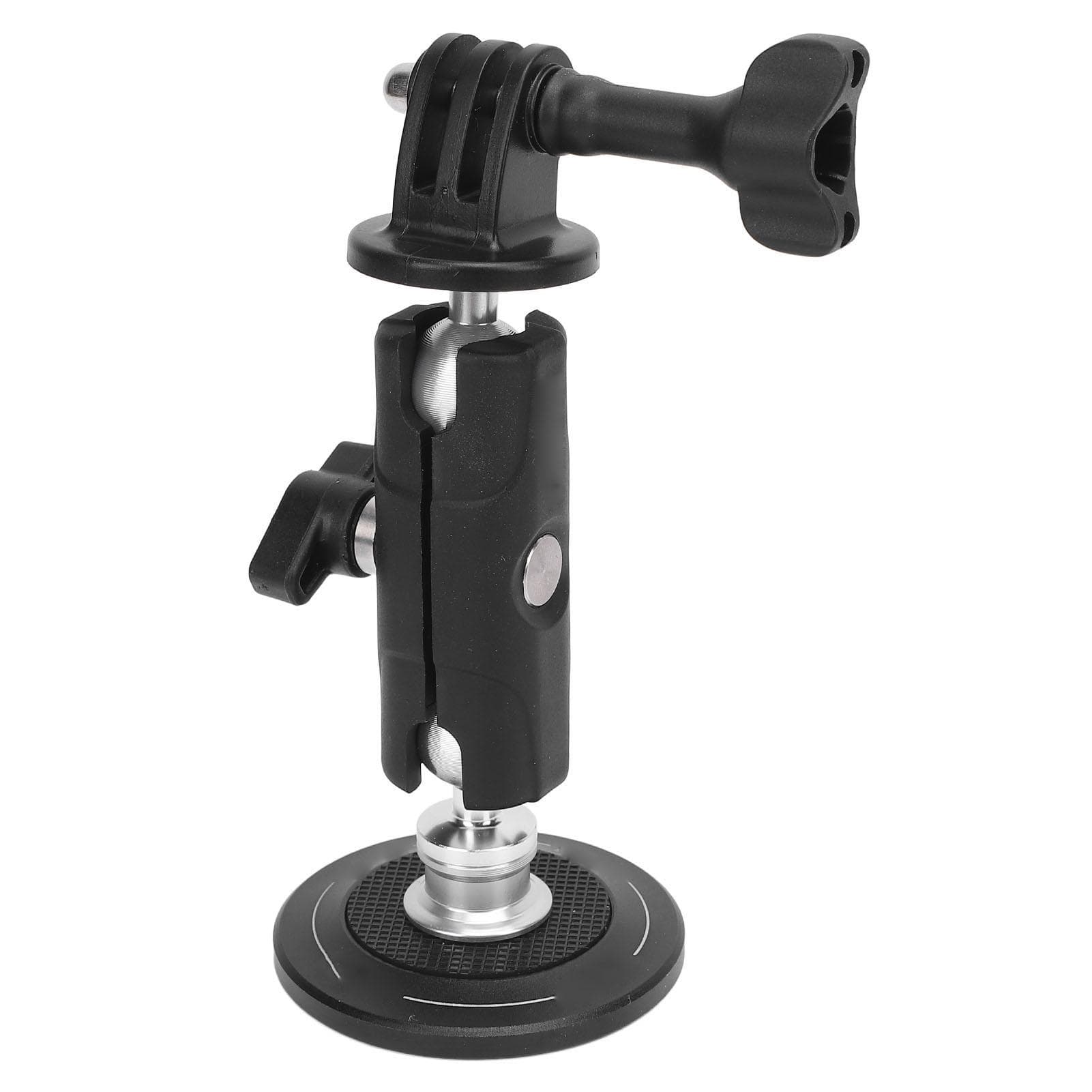 Magnetic Action Camera Mount Multi Angle Adjustment with 14 Screw 2 Ball Head Outside Car Camera