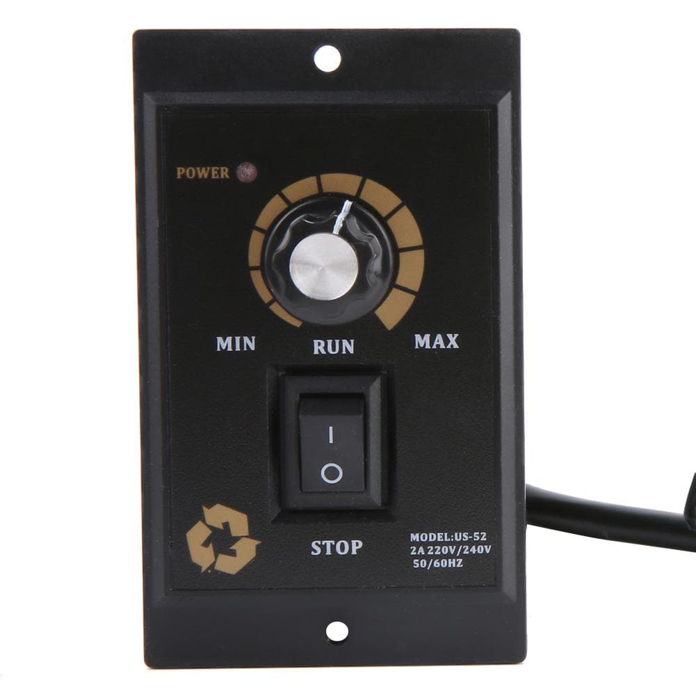 AC 220V 5060Hz 300400500W AC Motor Speed Controller Electric Motor Speed Regulator(500W) white