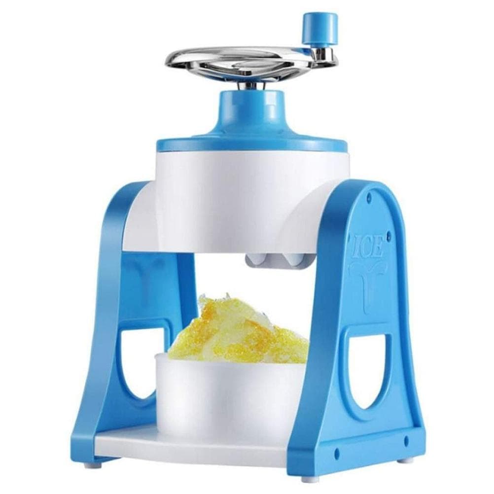 Hand Crank Shaved Ice Cream Machine Slushie Machine for Snow Cone Margarita Frozen Cocktails