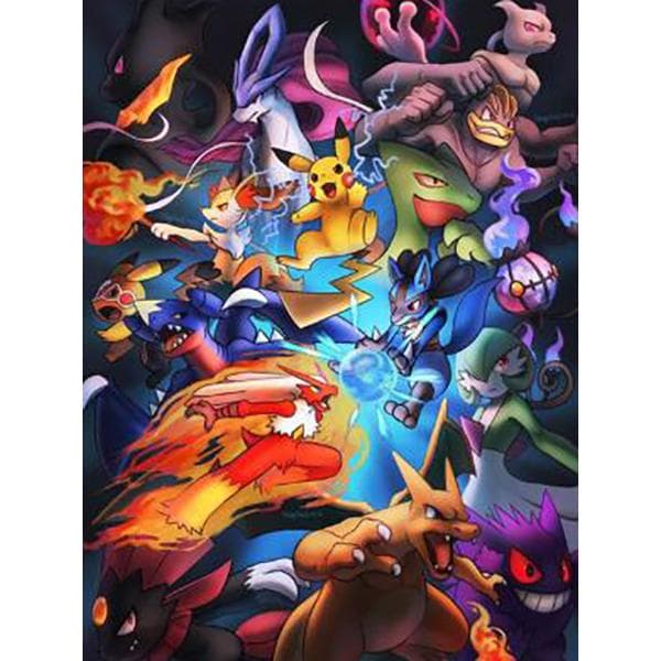 DIY 5D Diamond Painting Amazing anime Diamond mosaic Cross Stitch Kits Home Decoration Full Round Diamond Embroidery Square 30x40cm