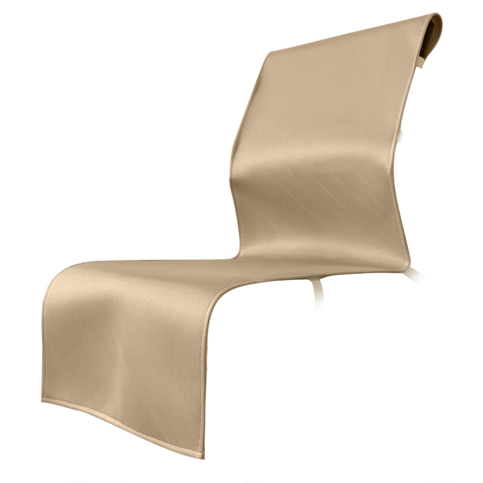 Chair Cover Ice Silk?Breathable Cooling Cushion Chair Slipcover with Buckle for Office Chair Light