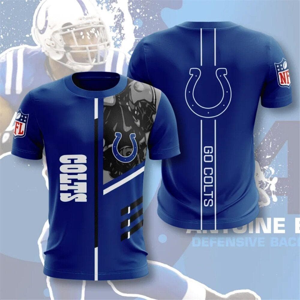 NFL Men's Football Shirt Sports Easy To Dry Short Sleeve 3D Digital Printed Team Needle Eye T-shirt XXL