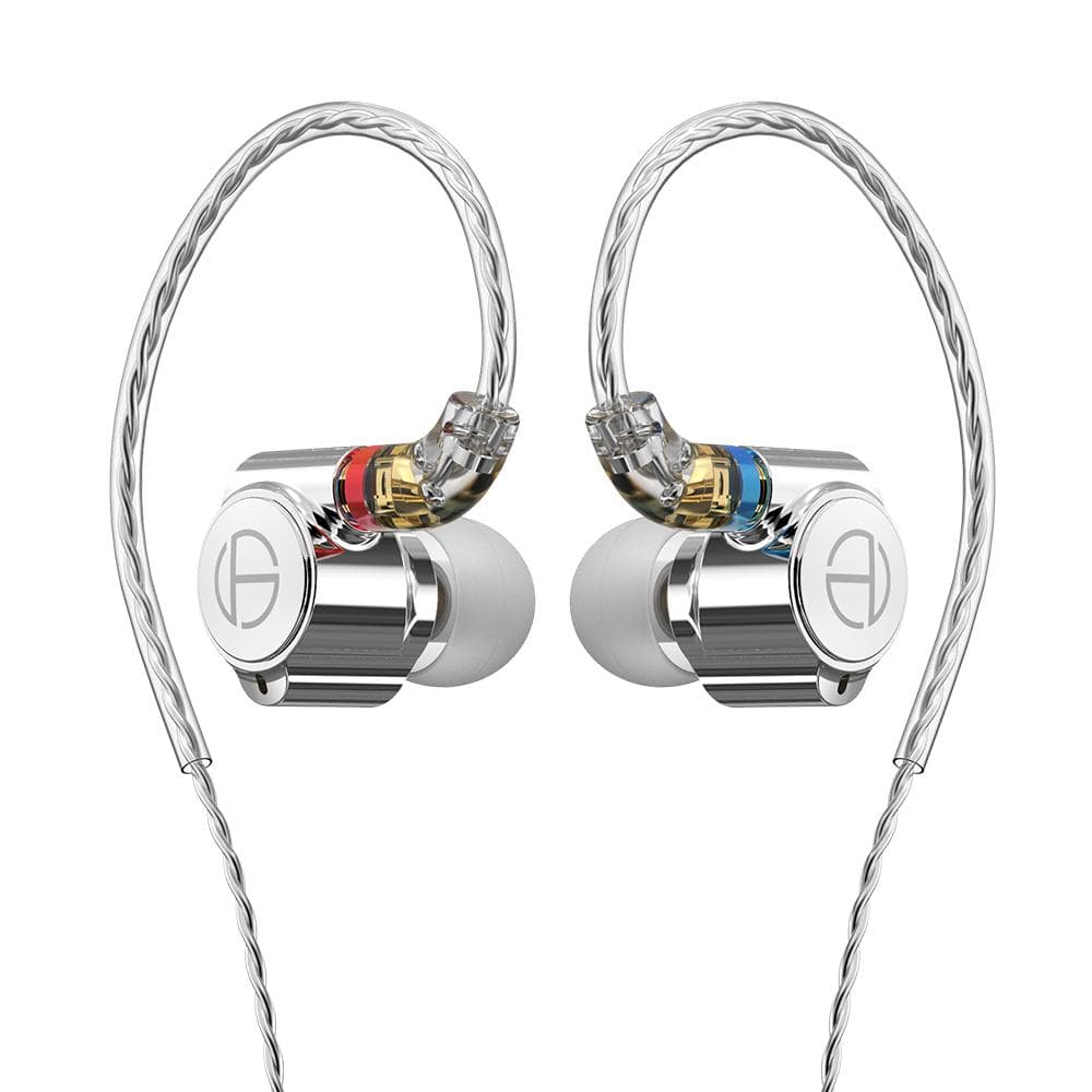 TRN TA1 In Ear Earphone 1BA+1DD Dual Hybrid Driver HIFI Earphone Metal Headphone Earbud With silver