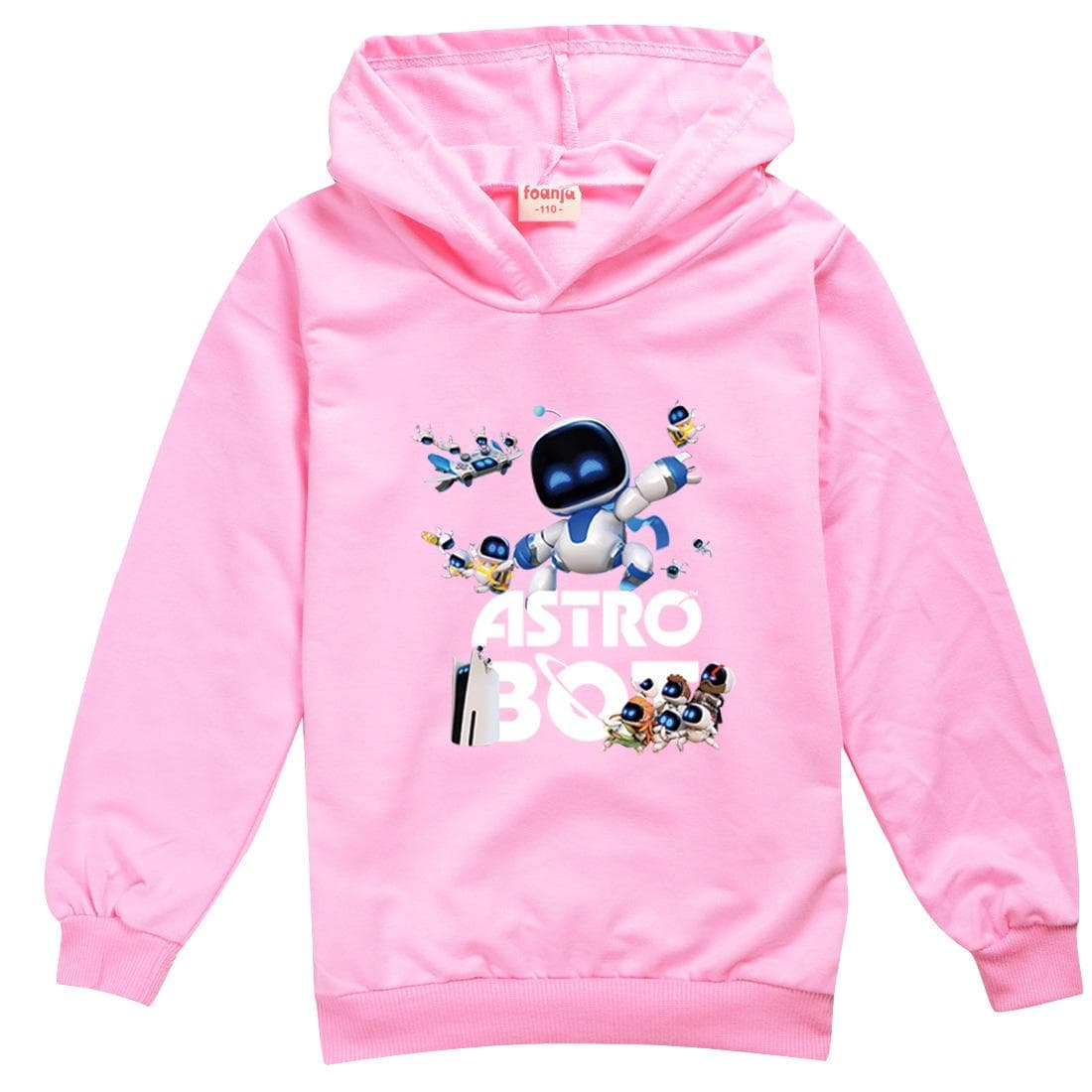 2025 Game Astro Bot Hoodie Kids Comic Clothes for Teens Girl Pullover Long Sleeve Coats Boys Soft Fabric Outerwear Children Clothing 110