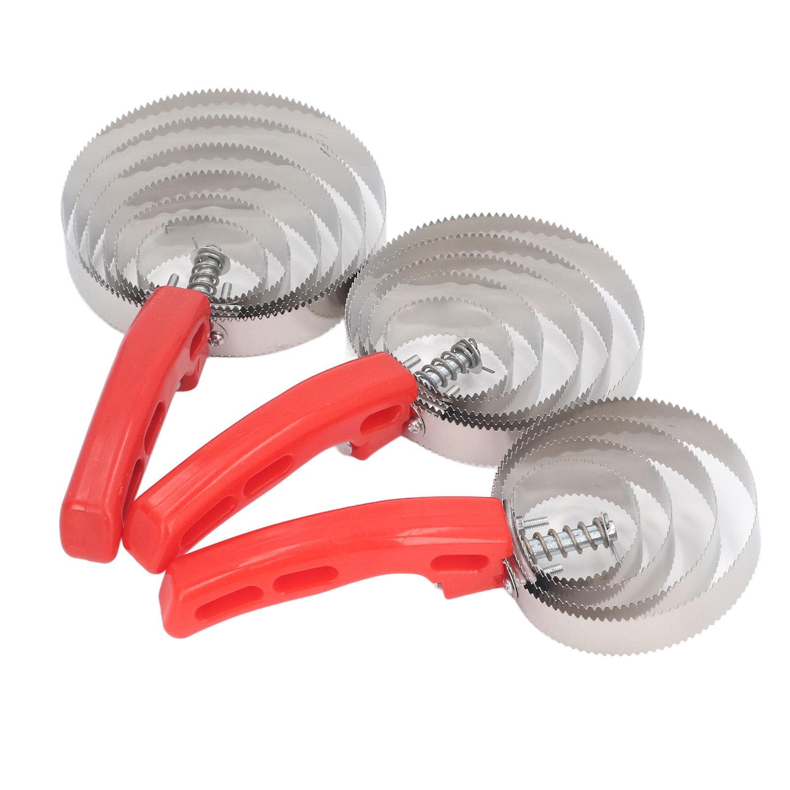 3pcs Horse Curry Comb Multipurpose 4 Rings 5 Rings 6 Rings Double Sided Stainless Steel Curry Comb
