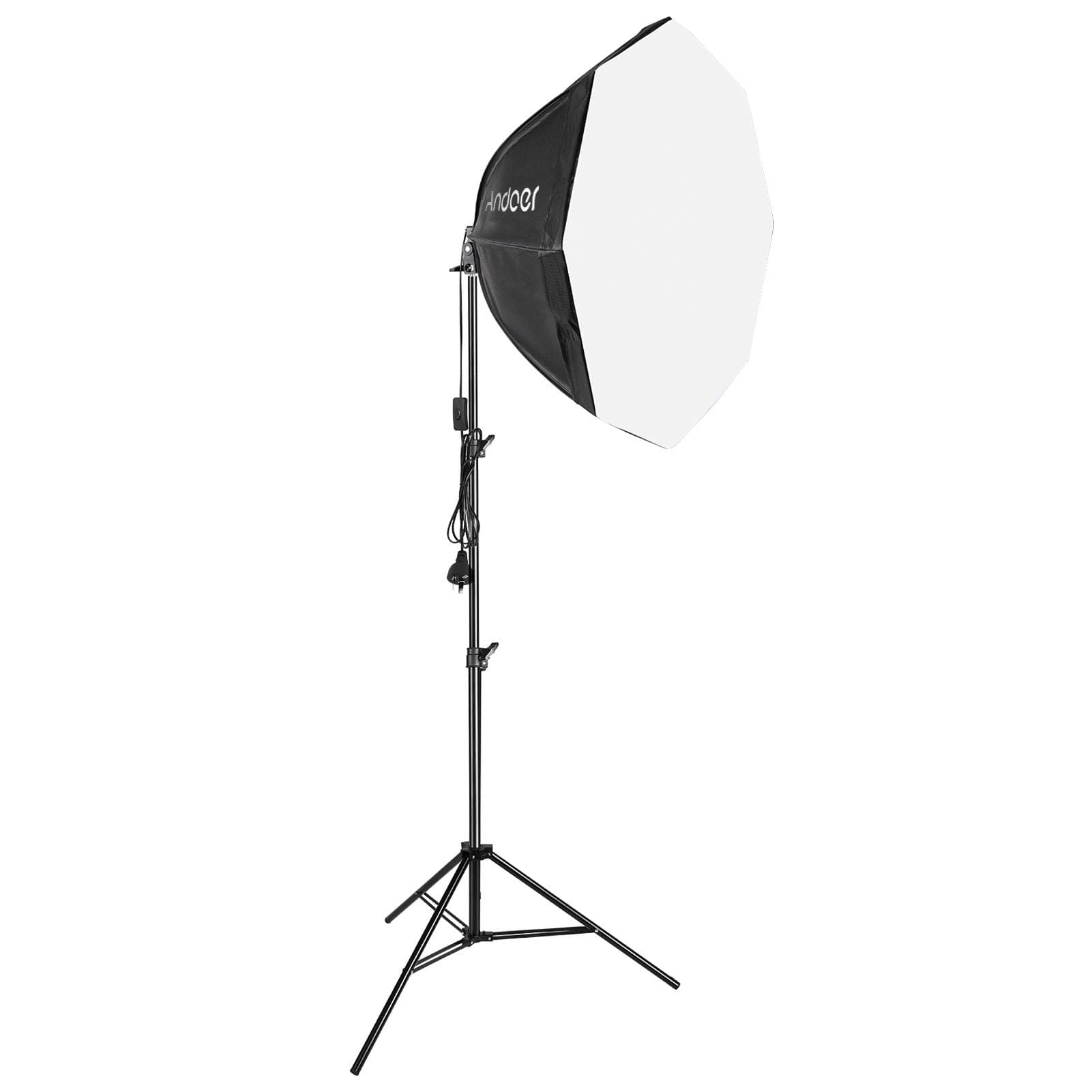 Andoer Studio Photography Softbox Kit with 70cm/28in Octagon Photography Softbox x 1 + 2.1M Metal AU