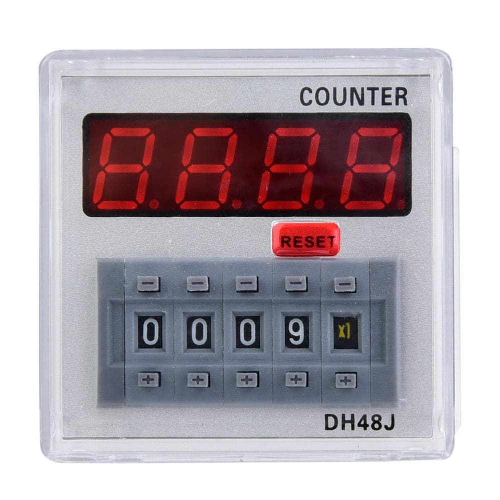 DH48JA  Digital Counter Delay Time Relay LED Display 1999900 11Pin (220VAC)