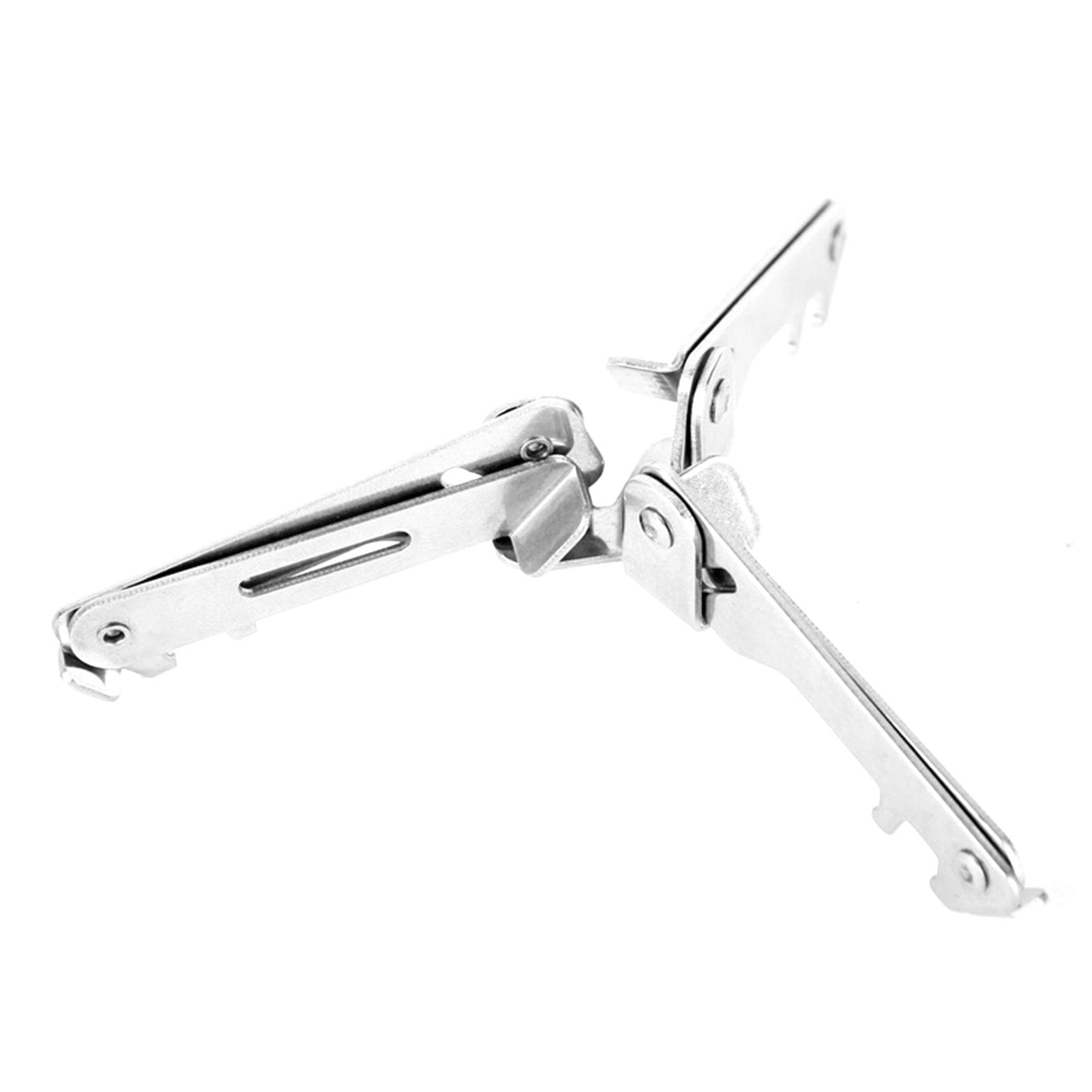 Stainless Steel Folding Triangular Stable Bracket Outdoor Camping Stove Gas Tank Support Portable Holder silver