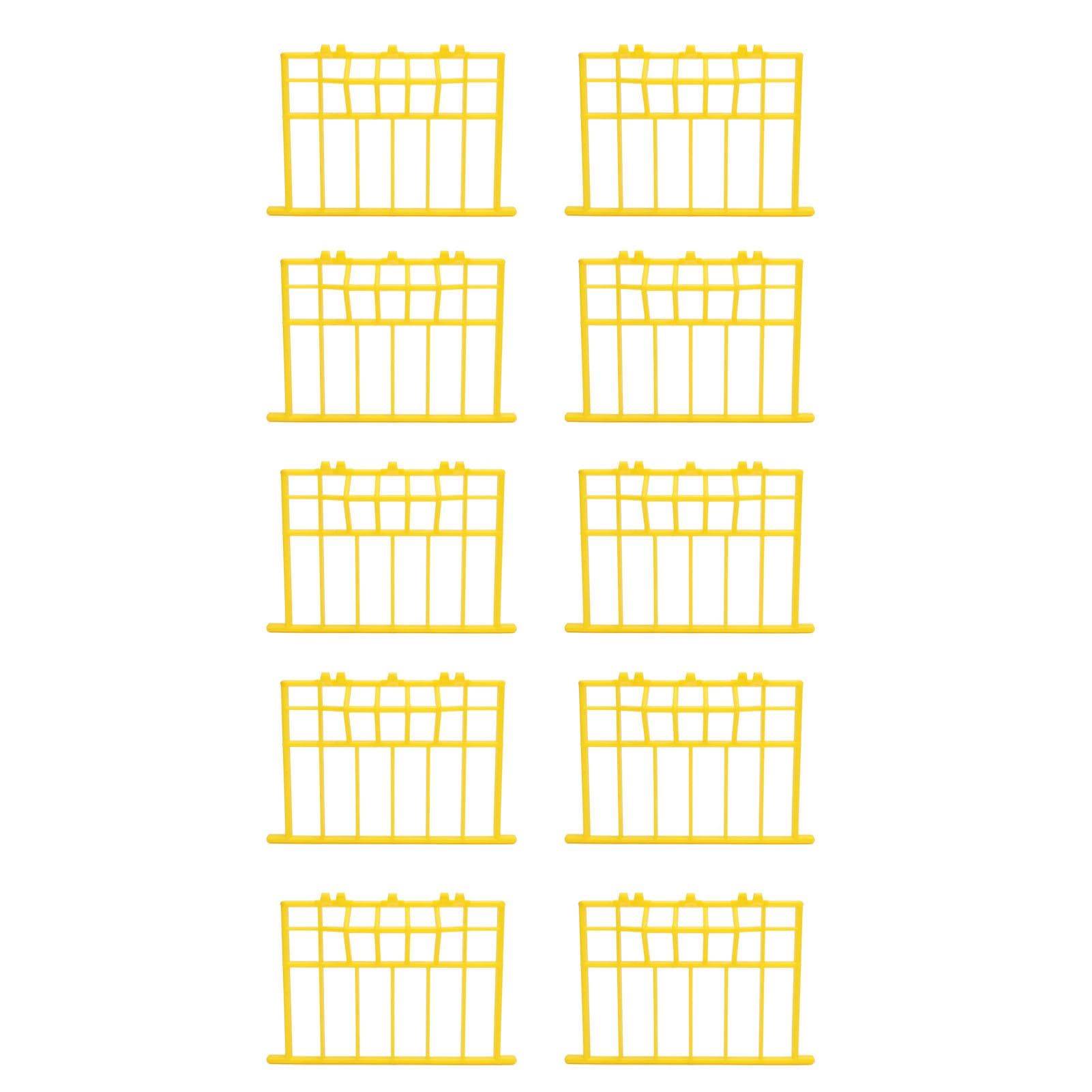 10PCS Bird Cage Spring Door Plastic Escape Proof Small Bird Cage Door Replacement for Quail Pet