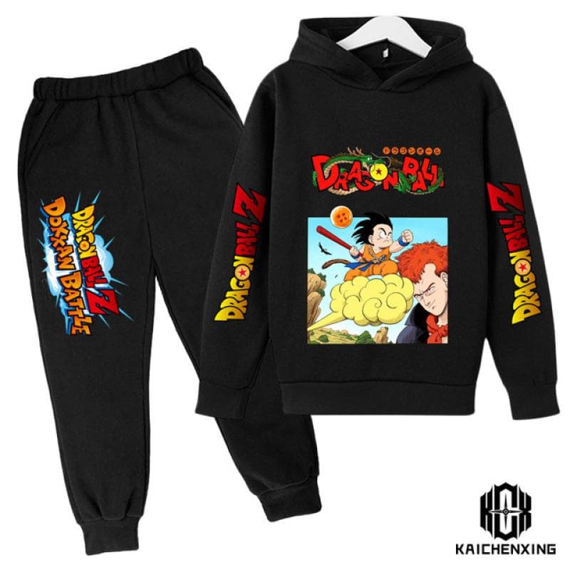 Anime Dragon Ball Z Hoodie Set For Boys Clothes Kids Hoodies Anime Clothes Goku Hoodie Girls Sweatshirt Children 3-14y 100