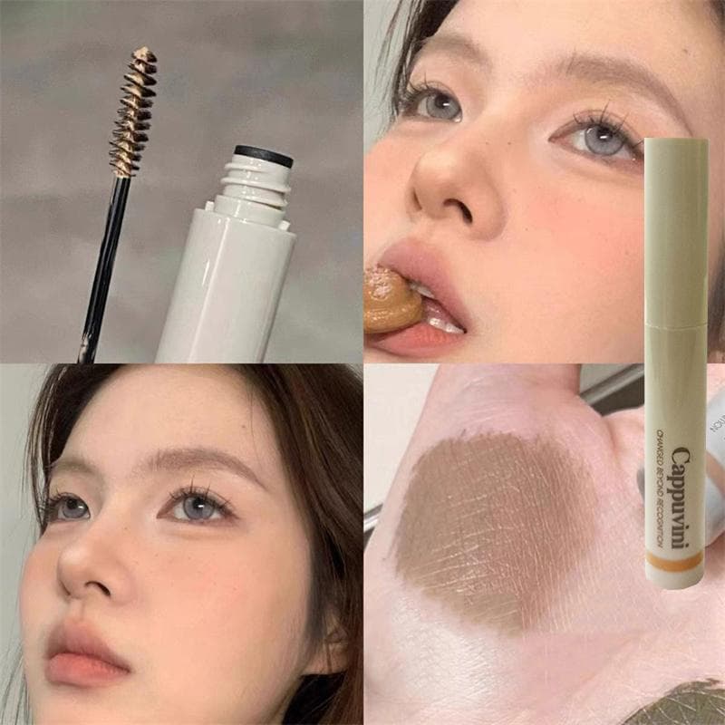 Waterproof Natural Liquid Dyeing Eyebrow Cream Lasting Eyebrow Enhance Tint Brown Mascara Eye Brow Gel Makeup Cosmetics