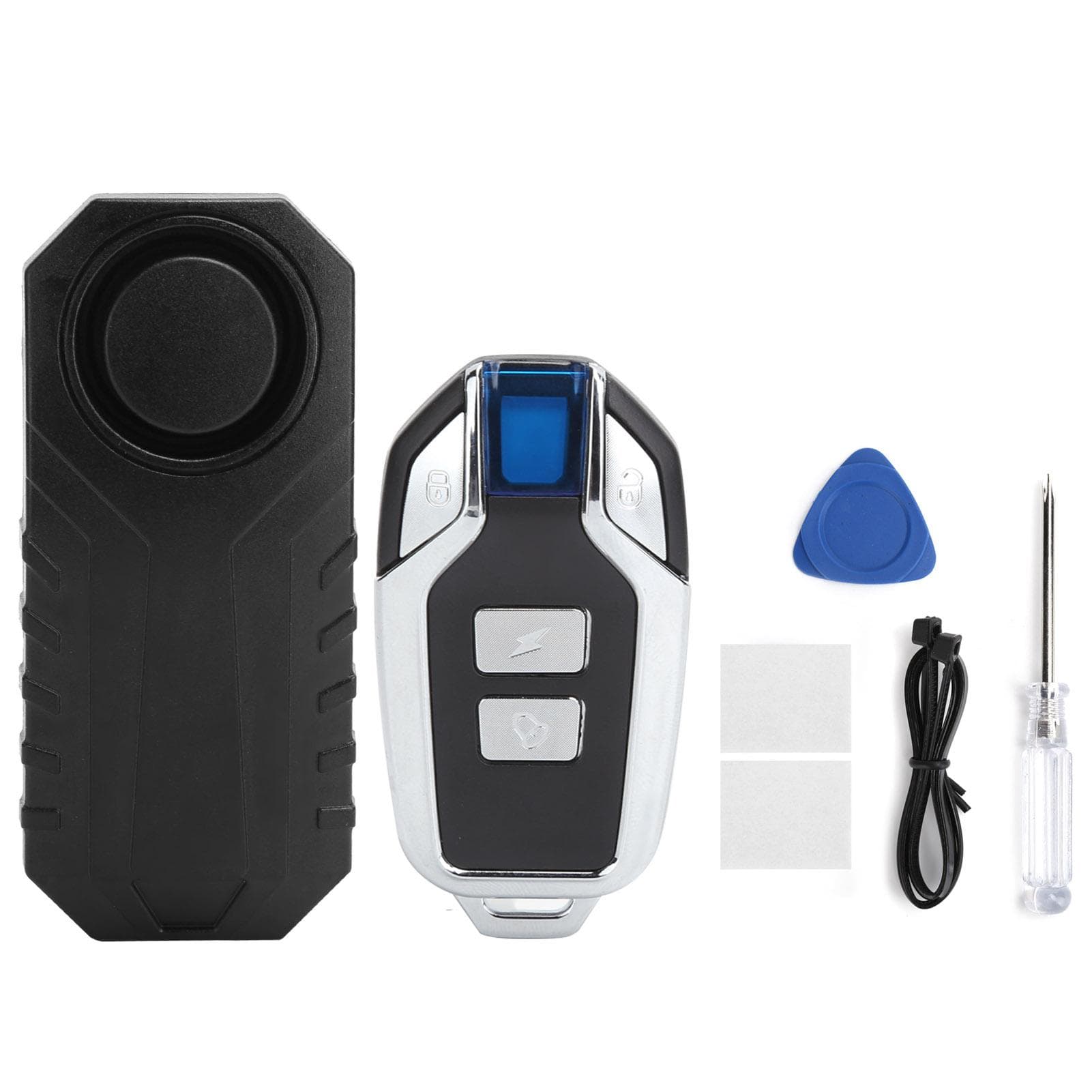 AntiTheft Alarm with Vibration Alert for Bicycle Electric Scooter Motorcycle Home Use(Black
