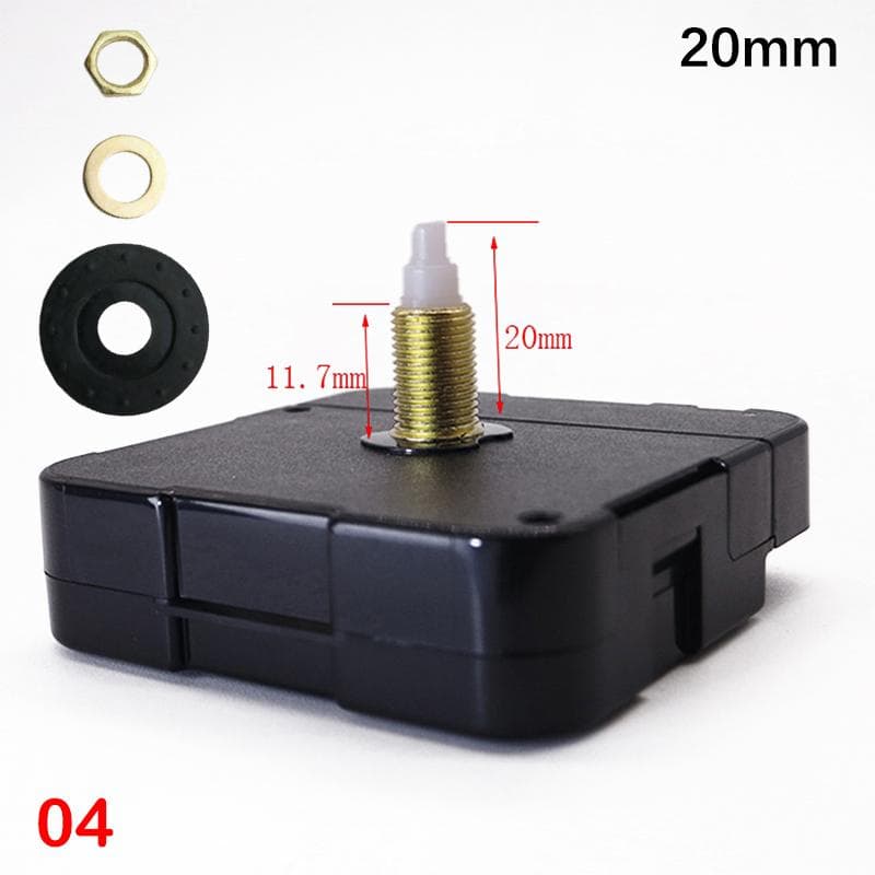 8/14.5/17/20/22.5/28/31Mm Shaft Length Clock Replacement Movement Watch Access 4(20mm)