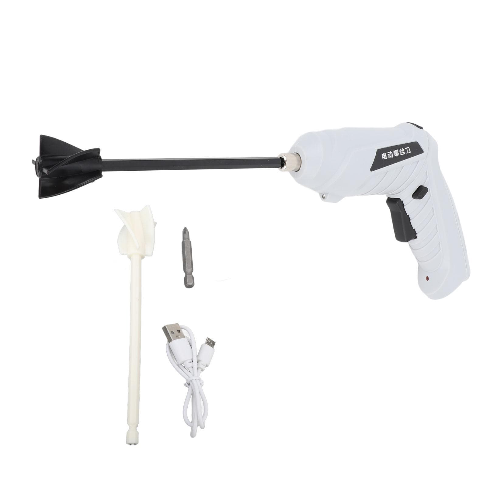 Epoxy Resin Mixer USB Charging 1800mAh Full Mixing Reusable Handheld Epoxy Mixer for Resin Silicone grey white