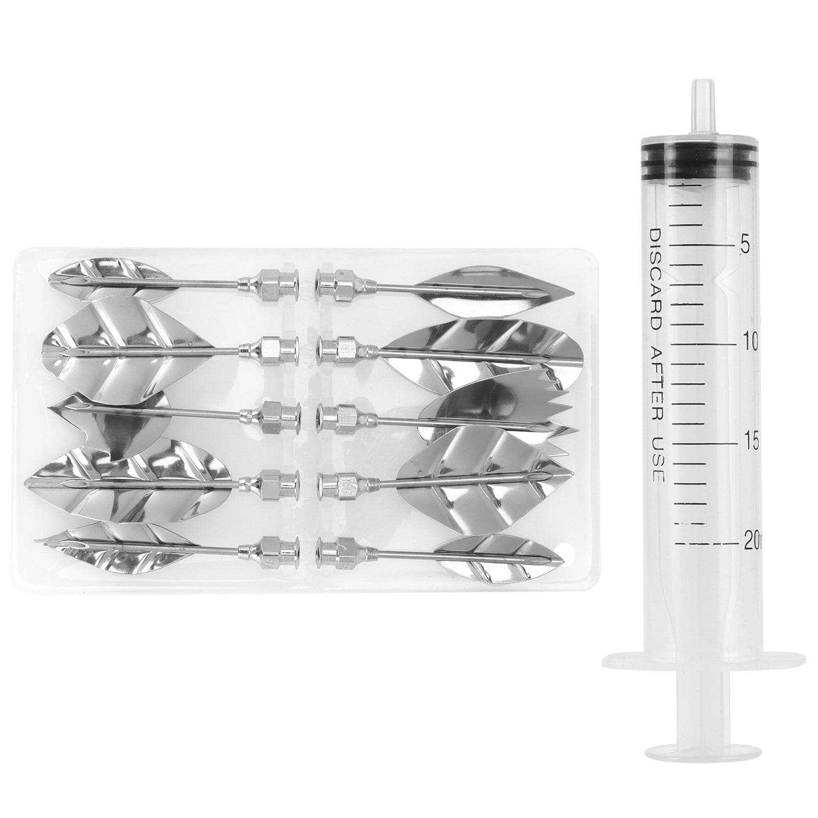 Cake Decorating Icing Piping Syringe Nozzles Set Flower Art Tools for Pudding Fondant Decor