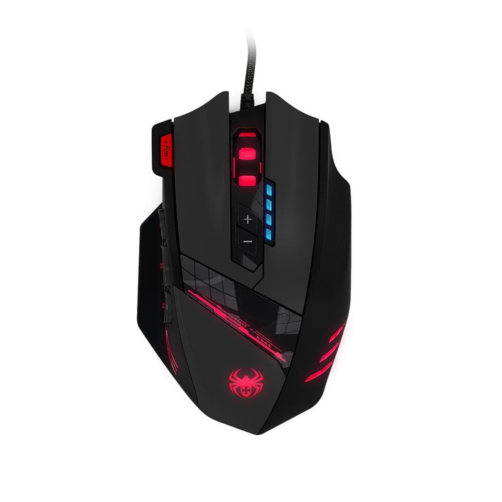 ZELOTES C12 Wired USB Optical Gaming Mouse 12 Programmable Buttons Computer Game Mice 4 Adjustable
